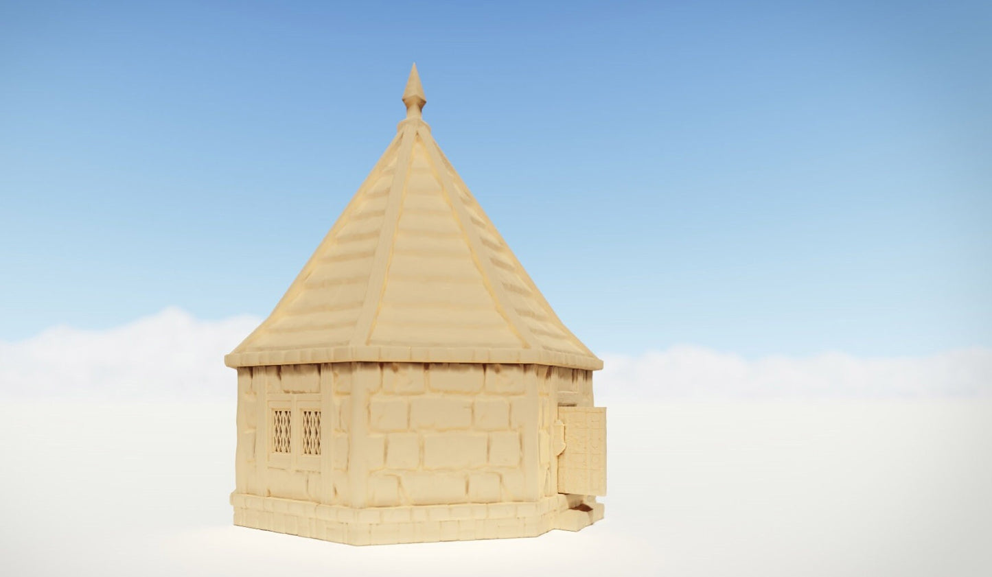 Drennheim Small Hut 28mm Scale - Warhammer - Dungeons and Dragons - 28mm Terrain - warhammer terrain