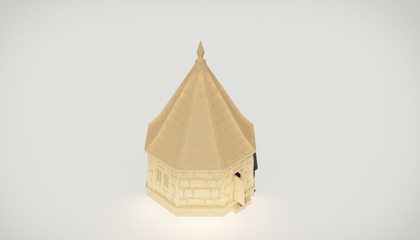 Drennheim Small Hut 28mm Scale - Warhammer - Dungeons and Dragons - 28mm Terrain - warhammer terrain