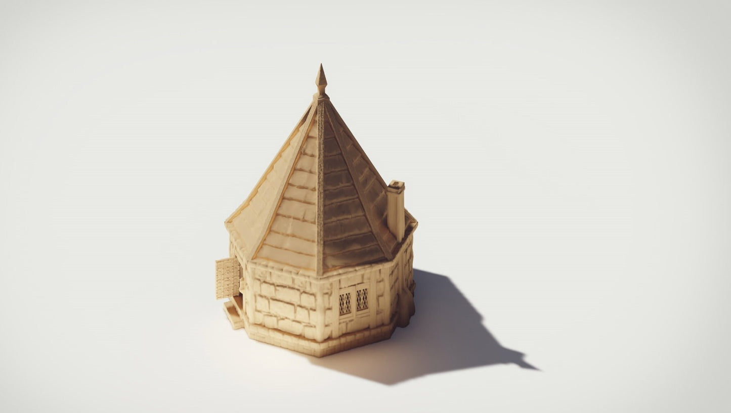Drennheim Small Hut 28mm Scale - Warhammer - Dungeons and Dragons - 28mm Terrain - warhammer terrain
