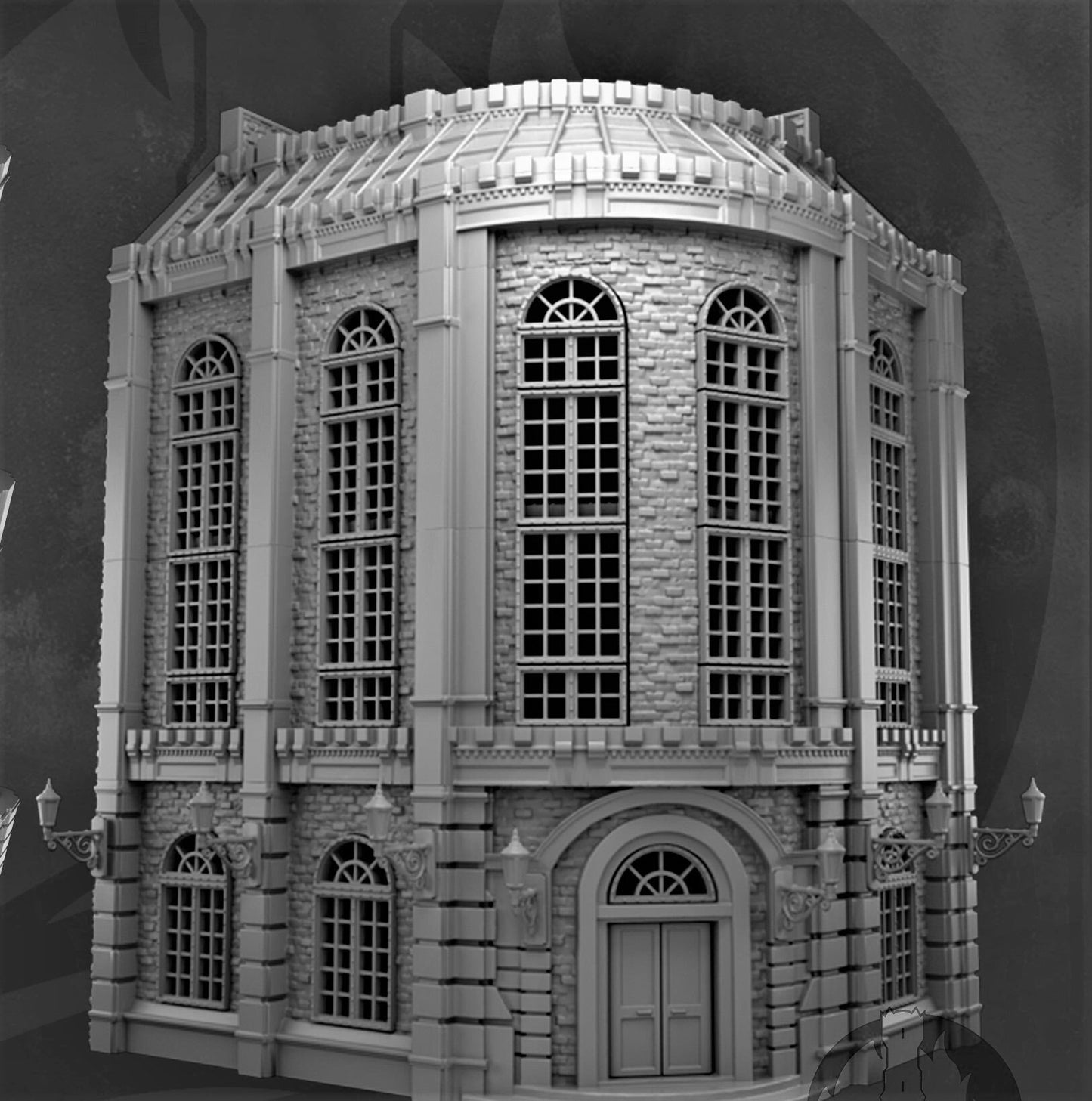 Steampunk, Steampunk Terrain, Warhammer Terrain, Warhammer, Industrial Terrain, Urban Terrain, City Building, Laandan, Gift, Modern Steampunk, Warhammer battle, Tower terrain, City Corner, Terrain, gift, Terrain Gift, 28mm terrain, Tabletop Terrain