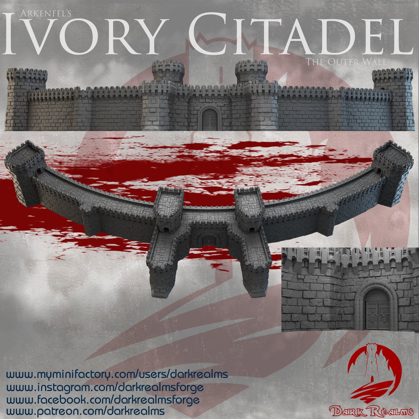 Ruins, Arkenfel, medieval, Dungeons and Dragons, warhammer, City, Osgiliath, lotr, Gondor, Lord of the rings, house 2,city building, Minas Tirith, citadel, walls, wall system, outer wall, arkenfel wall, gondor wall, minas tirith wall, wall set