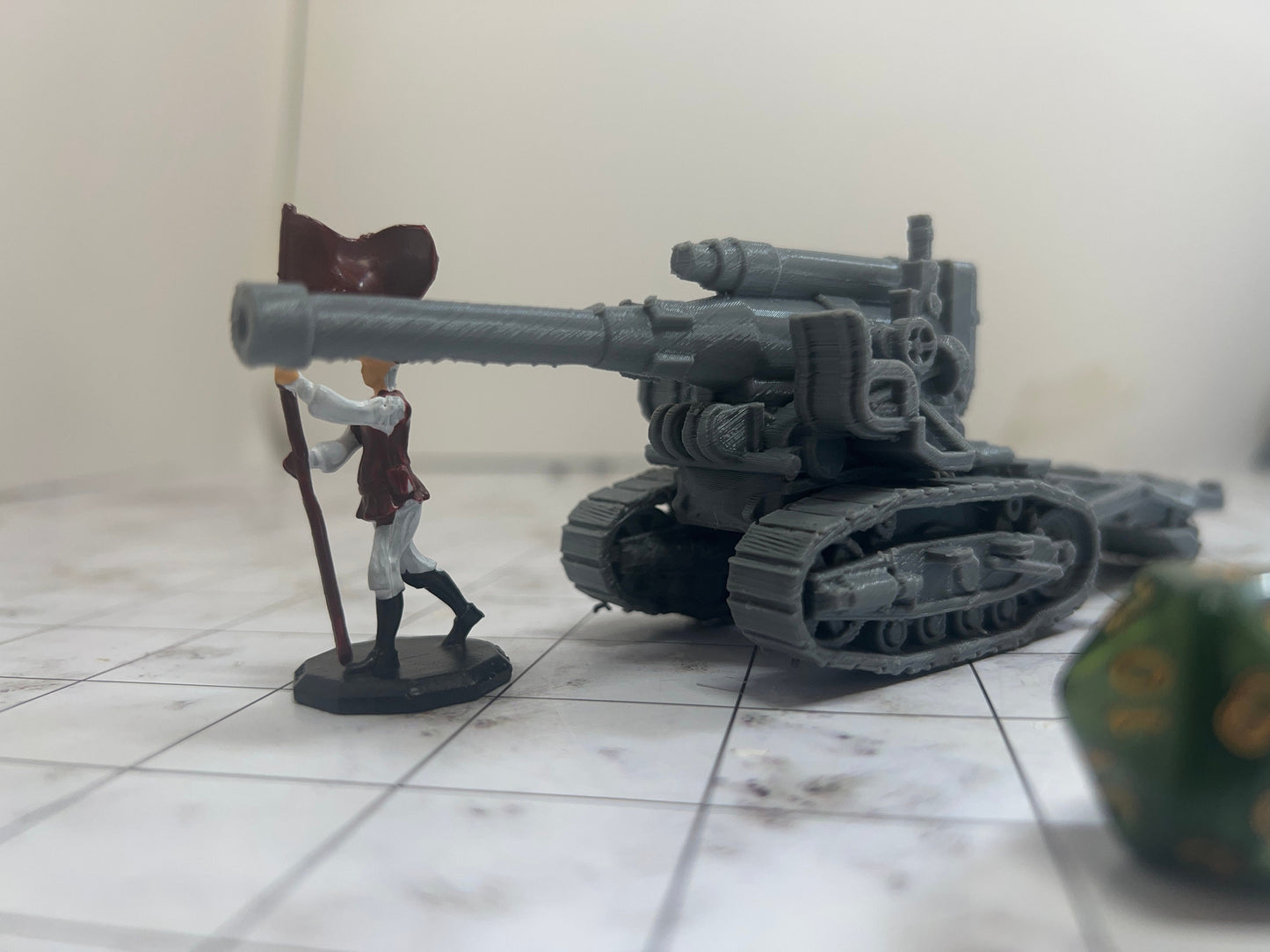 B4-5 howitzer, artillery, Soviet Era, Post War, cold war, tabletop gaming, tabletop terrain