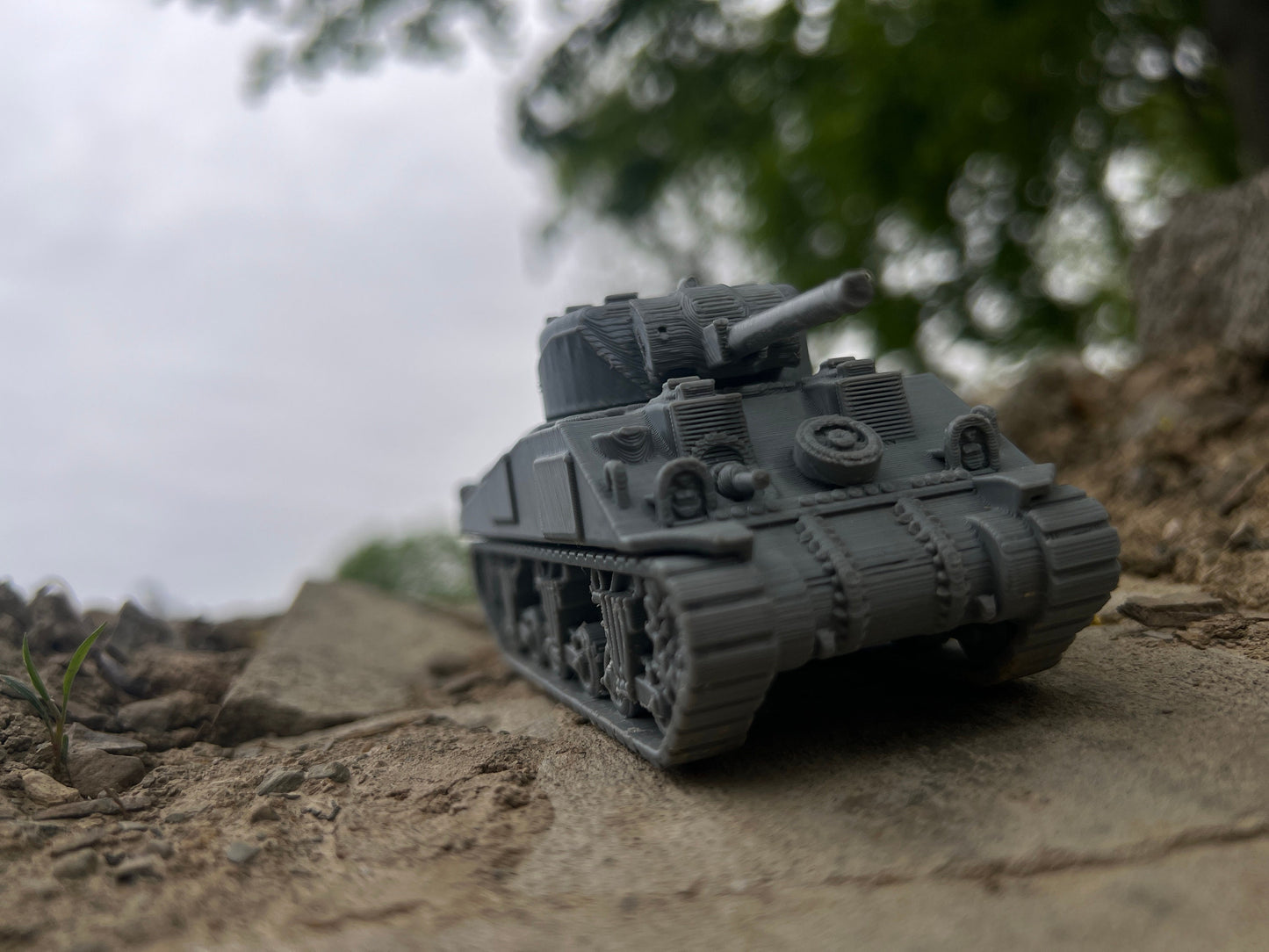 M4A3 Sherman, Tank, , Modern warfare, Tabletop terrain, WW2,