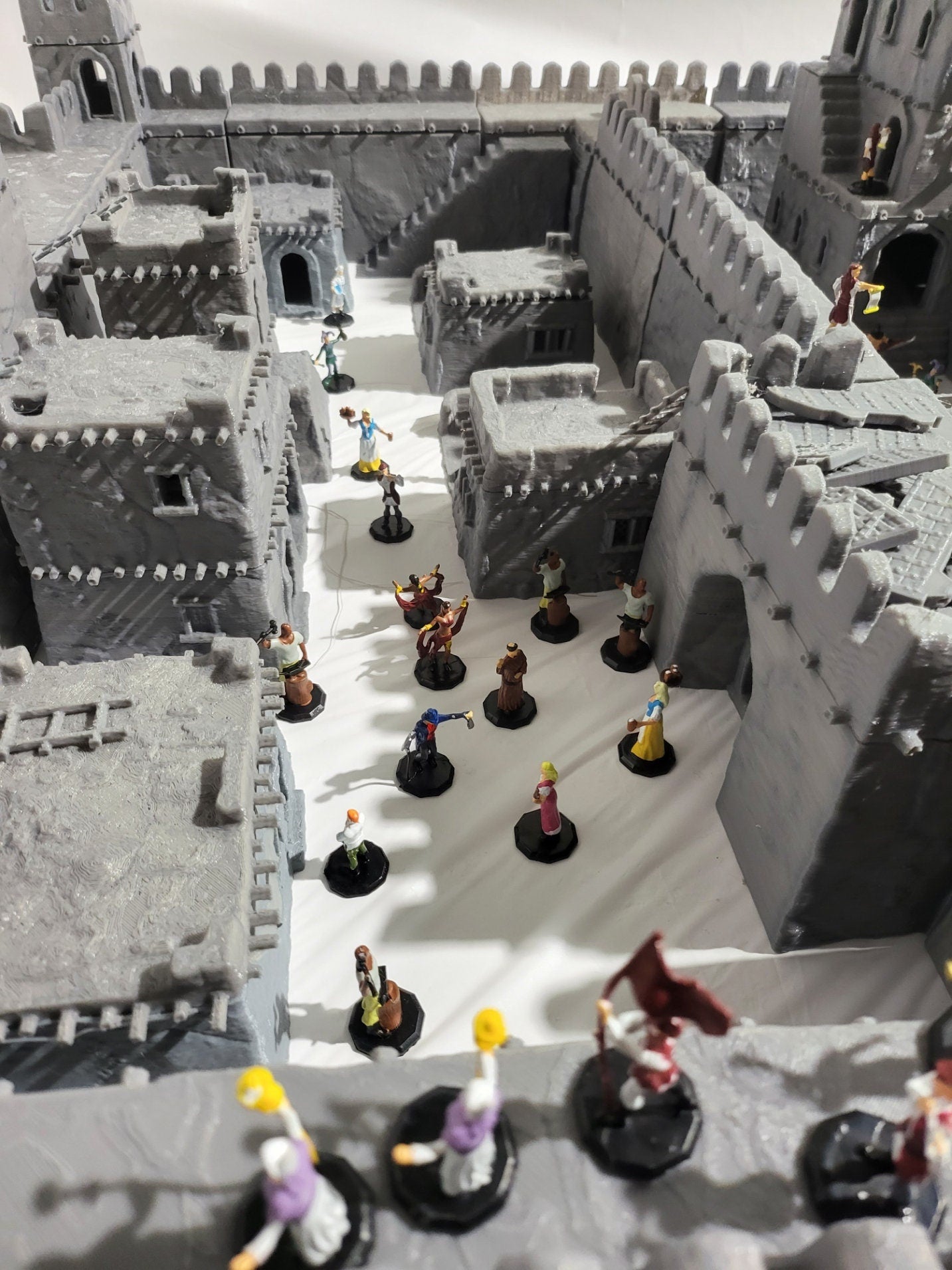 Desert Castle Complex, Desert Huts, Desert Castle, Desert Town, Mud Castle, Dungeons and Dragons, Tabletop Terrain