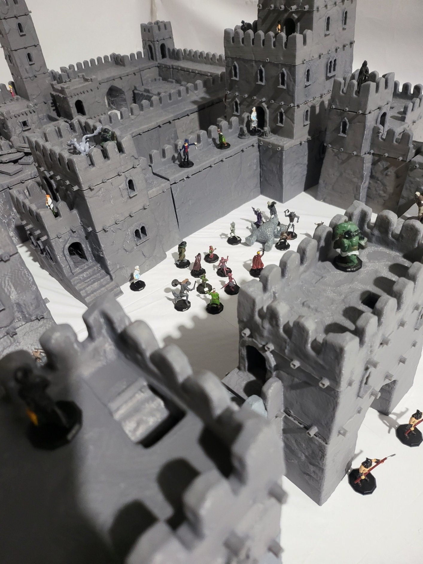 Desert Castle Complex, Desert Huts, Desert Castle, Desert Town, Mud Castle, Dungeons and Dragons, Tabletop Terrain