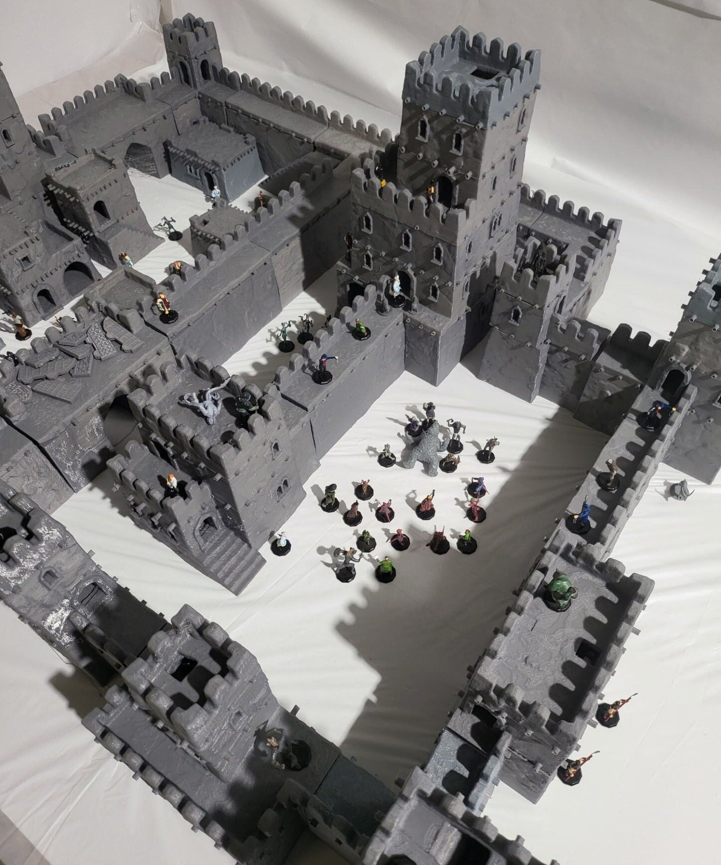 Desert Castle Complex, Desert Huts, Desert Castle, Desert Town, Mud Castle, Dungeons and Dragons, Tabletop Terrain