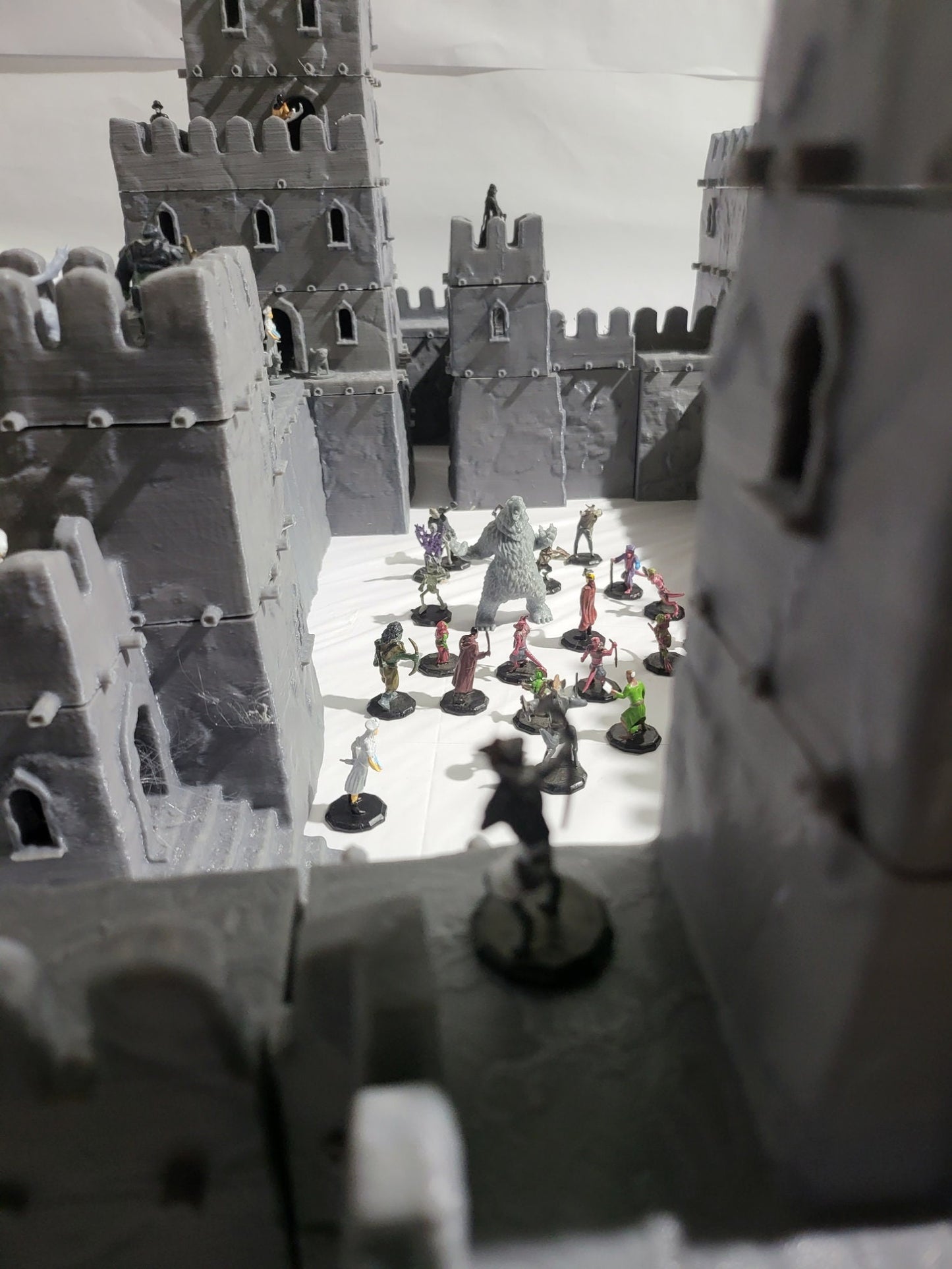 Desert Castle Complex, Desert Huts, Desert Castle, Desert Town, Mud Castle, Dungeons and Dragons, Tabletop Terrain