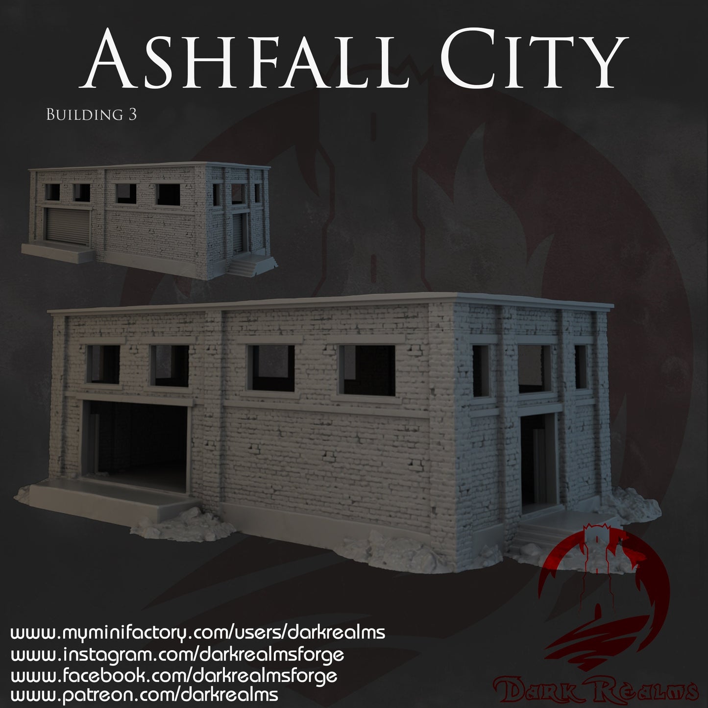Ashfall City Garage abandoned garage Modern terrain modern warfare