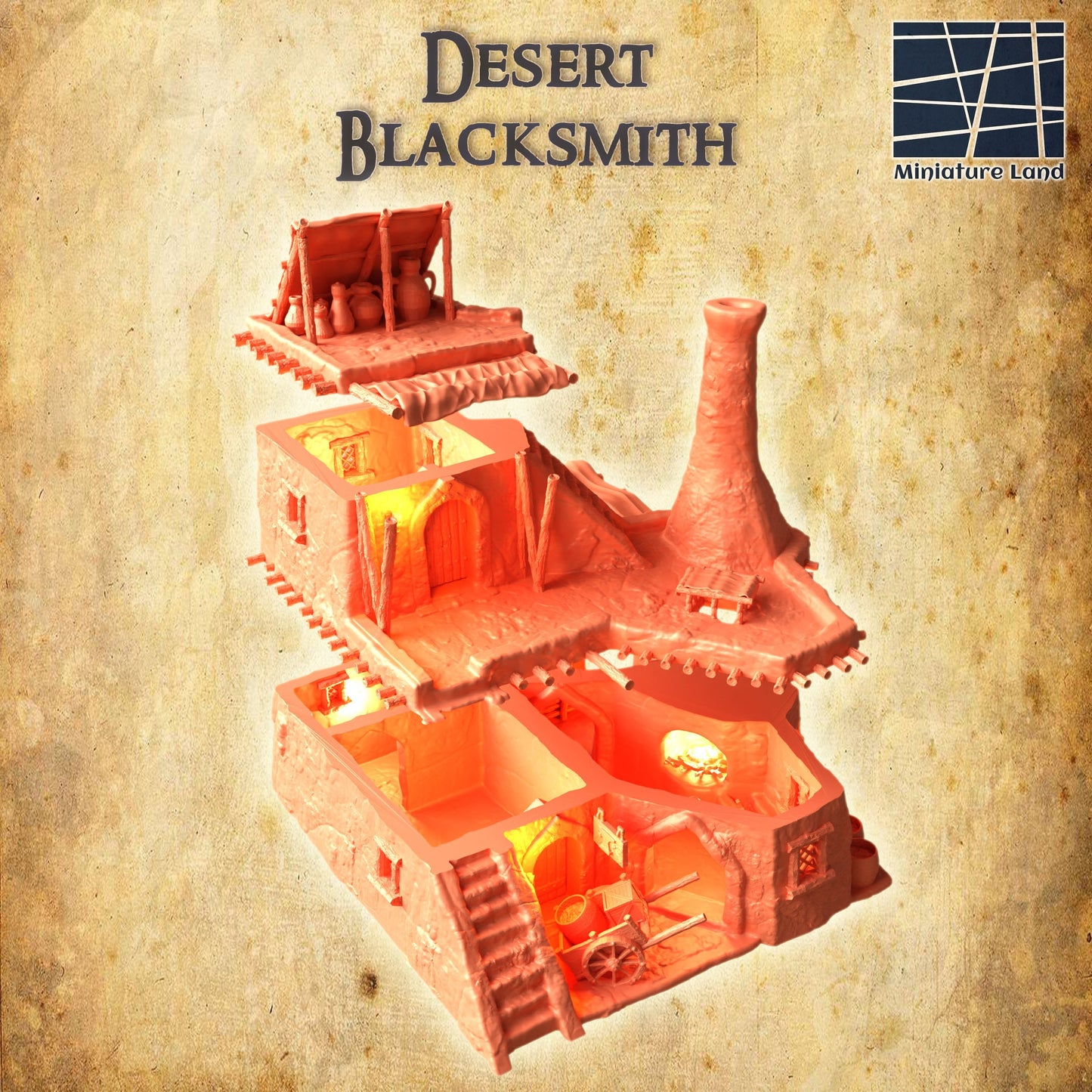 DnD Miniature, 40k Terrain, Train Terrain, Tabletop Town, Tabletop Game, Dnd Table, DND Terrain, DND Miniatures, gaming terrain, 28mm Castle, 28mm Terrain, warhammer, time keeper