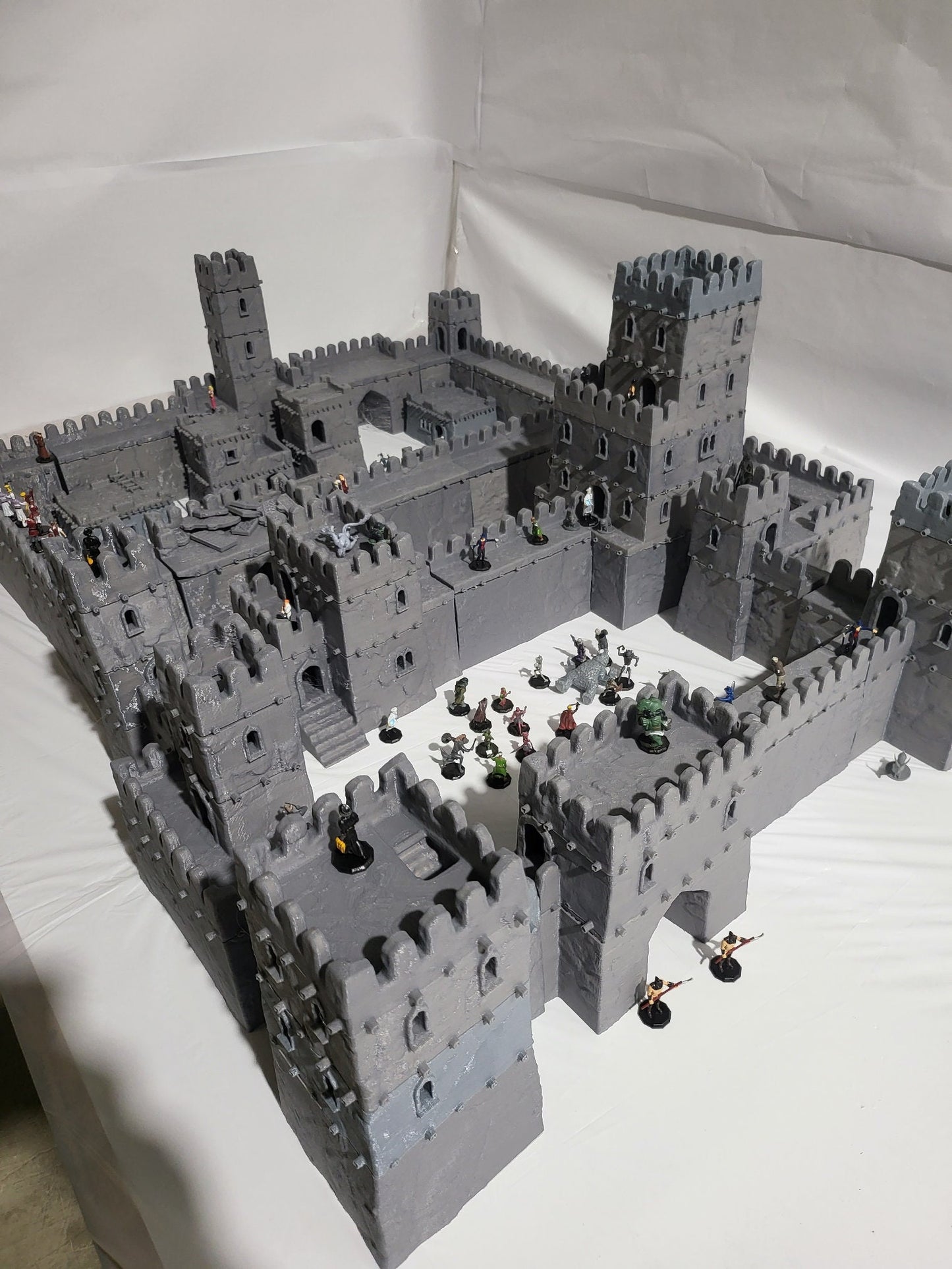 Desert Castle Complex, Desert Huts, Desert Castle, Desert Town, Mud Castle, Dungeons and Dragons, Tabletop Terrain