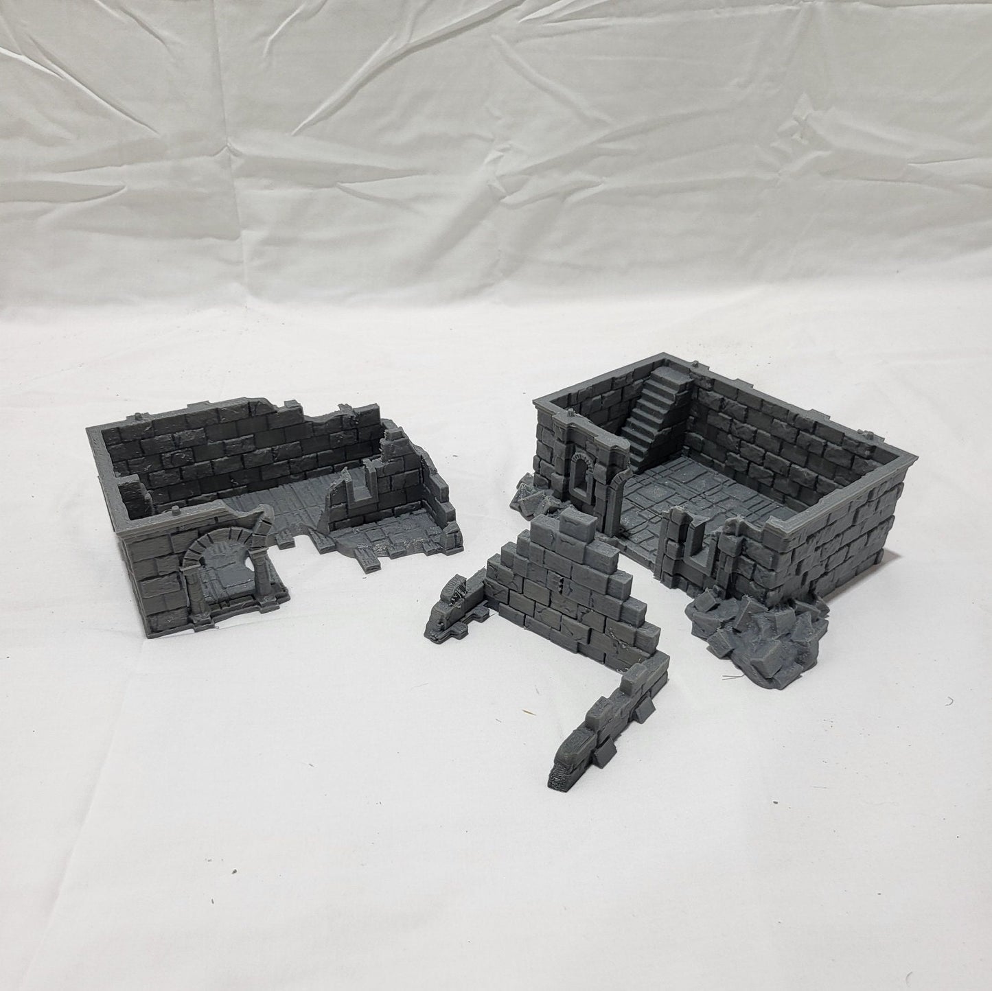 City Building 1 Ruins, Arkenfel House 1 Ruins, Osgiliath 1 Ruins, , Dungeons and Dragons, 28mm Terrain, terrain