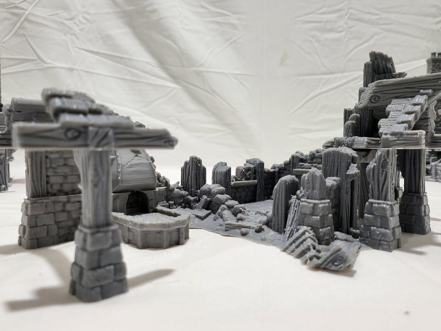 Ruins, Barenfall, Ruin terrain, War Terrain, Dark Realms, Tower, Tower Ruins, Arkenfel, Tower or Sorrow, Warhammer, Dungeons and Dragons, Warhammer Terrain, gift, Terrain Gift, 28mm terrain, Tabletop Terrain