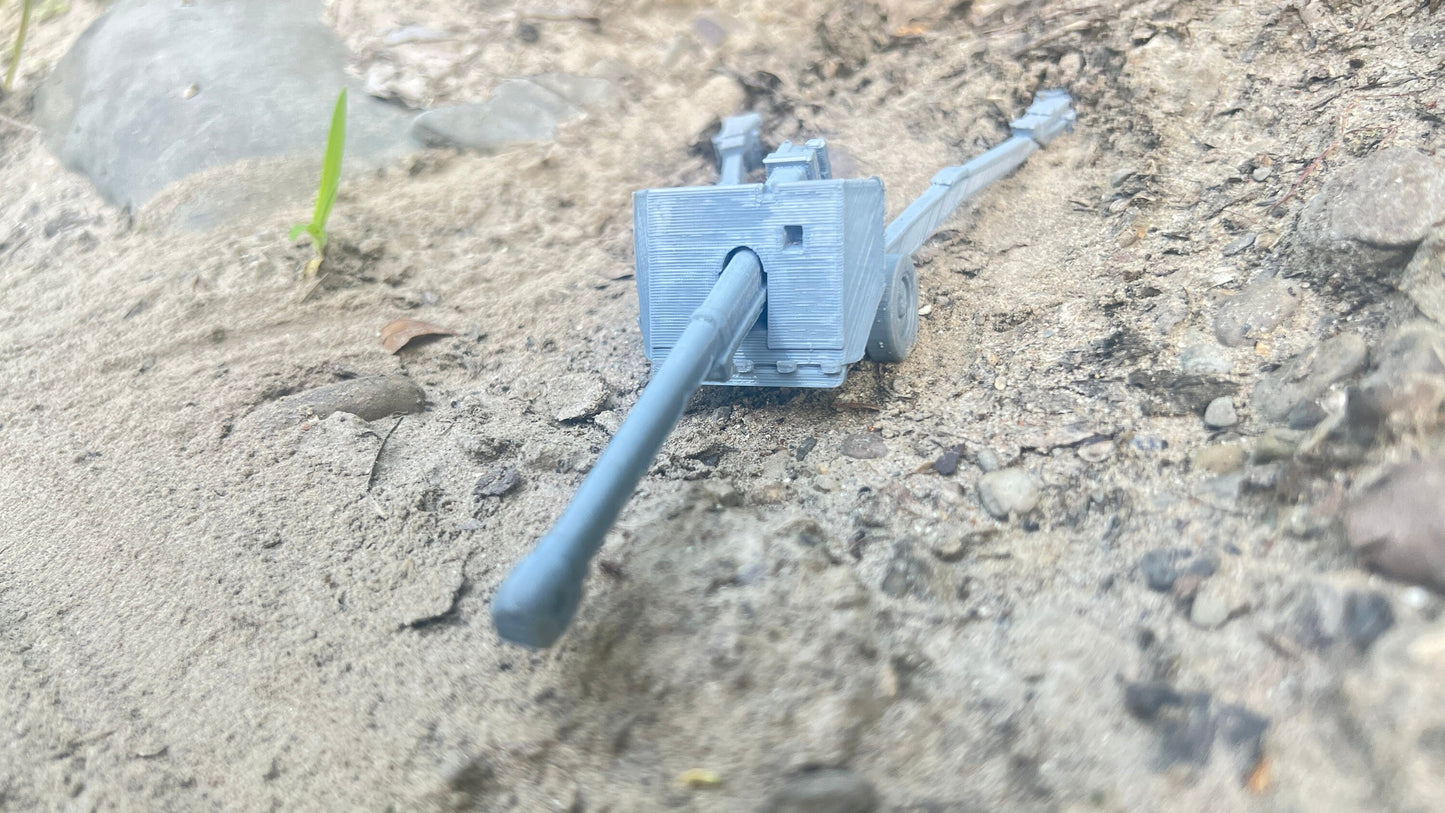 17pdr gun, World war 2, Post War gun, Italian AA, Anti air gun, tabletop gaming, tabletop terrain, warthunder