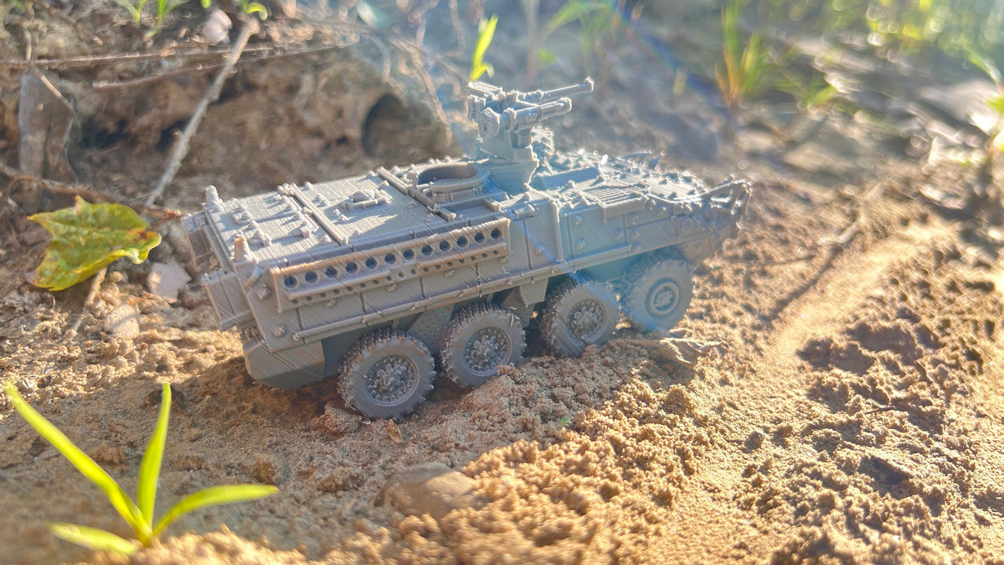 Stryker, M1126 Stryker CROW-J , , Modern warfare, Tabletop terrain, WW2, Modern tank,