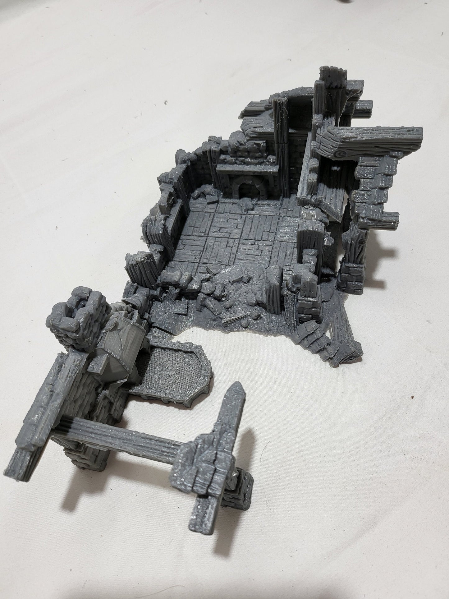 Ruins, Barenfall, Ruin terrain, War Terrain, Dark Realms, Tower, Tower Ruins, Arkenfel, Tower or Sorrow, Warhammer, Dungeons and Dragons, Warhammer Terrain, gift, Terrain Gift, 28mm terrain, Tabletop Terrain