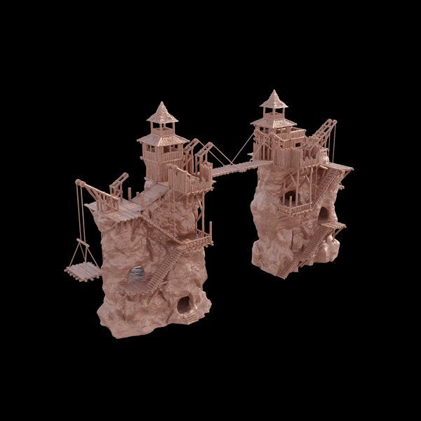 DnD Miniature, 40k Terrain, Train Terrain, Tabletop Town, Tabletop Game, Dnd Table, DND Terrain, DND Miniatures, gaming terrain, 28mm Castle, 28mm Terrain, warhammer, time keeper, Mine Shaft, the north, Nilfgaard, Mine, Ruin, witcher