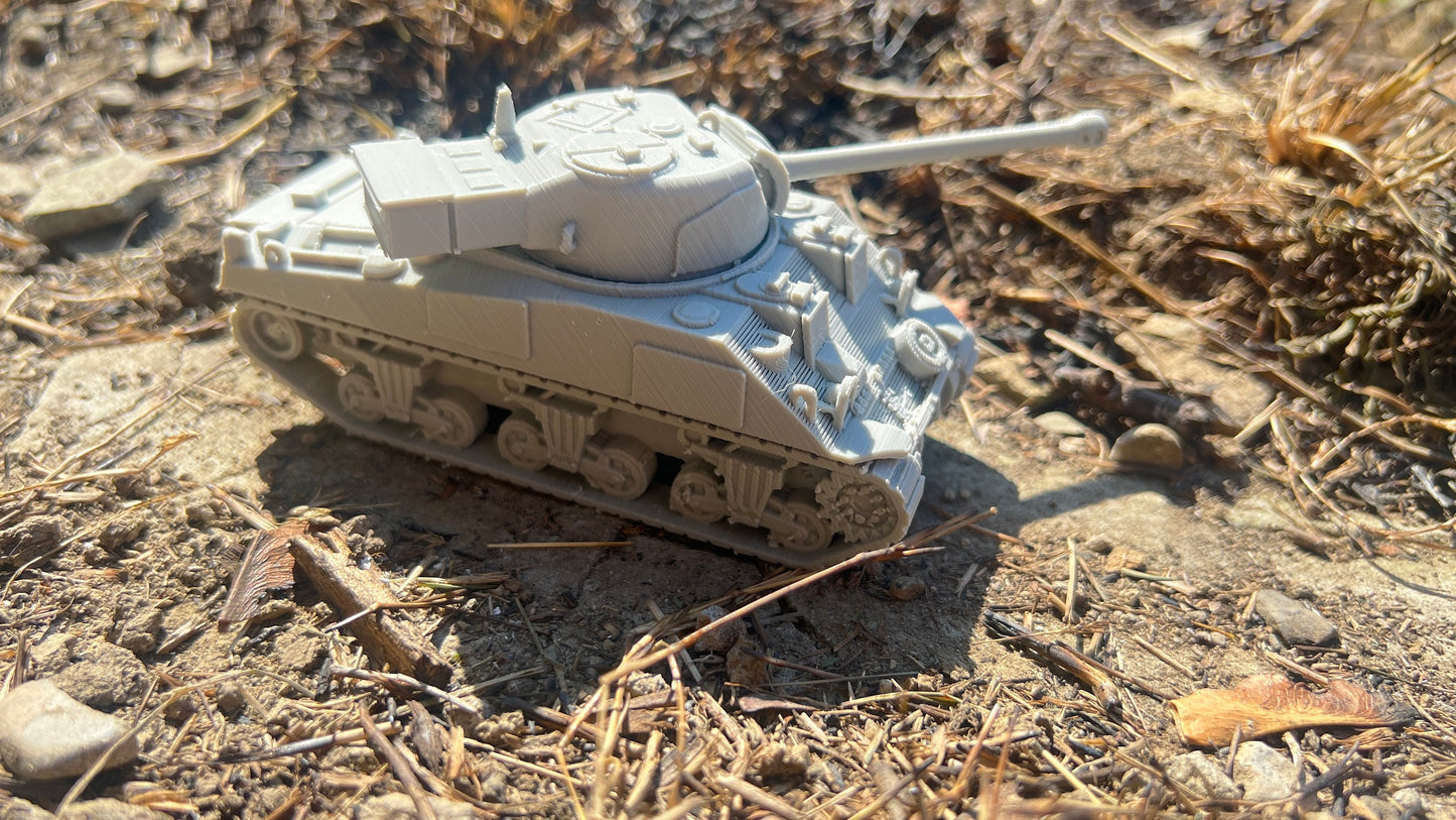 Sherman Firefly Tank for Tabletop Wargaming - Modern Warfare Tank Model