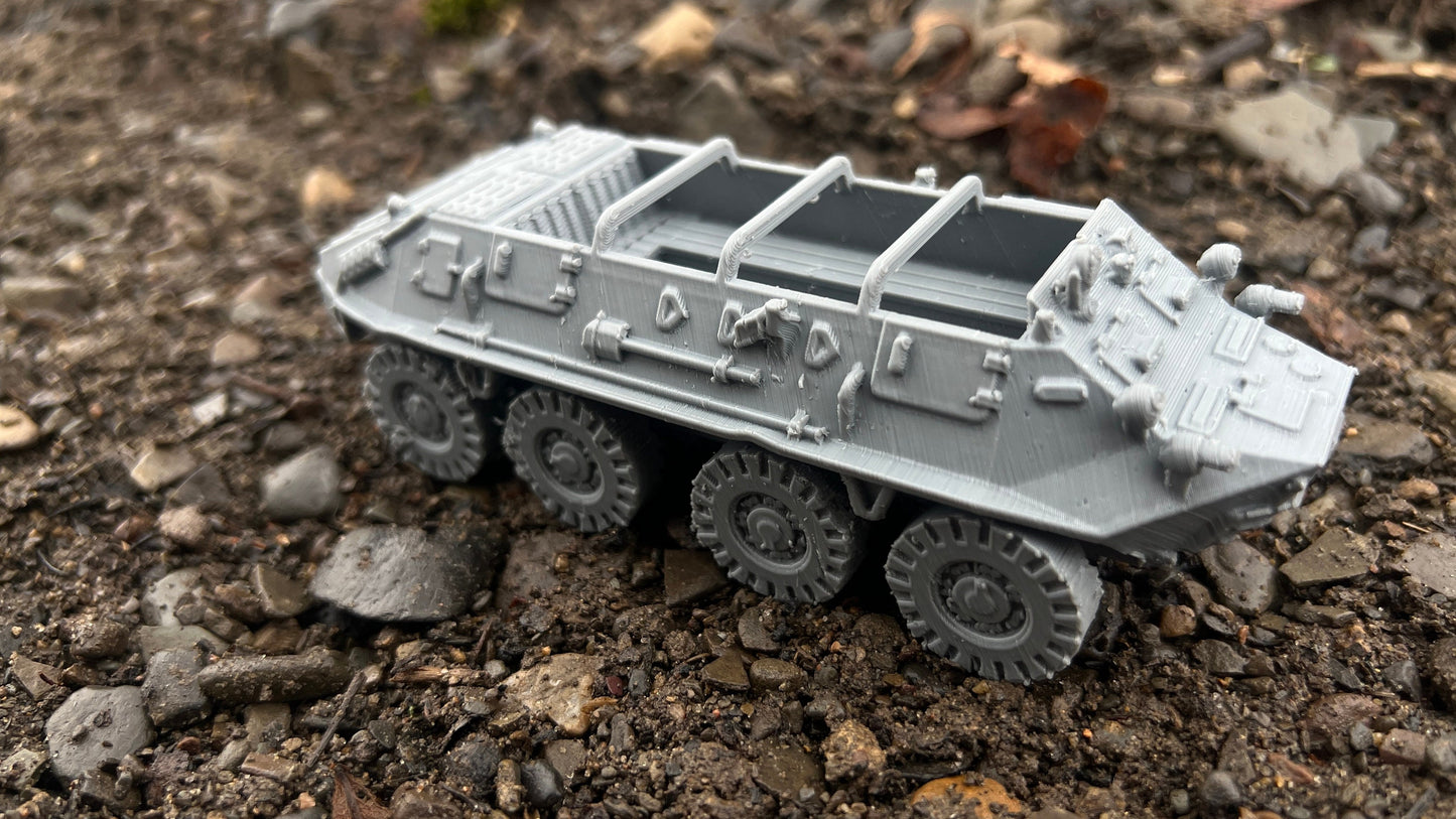 BTR-60, troop transport, cold war tank, cold war, tank, Russian, Tabletop terrain, tabletop gaming,
