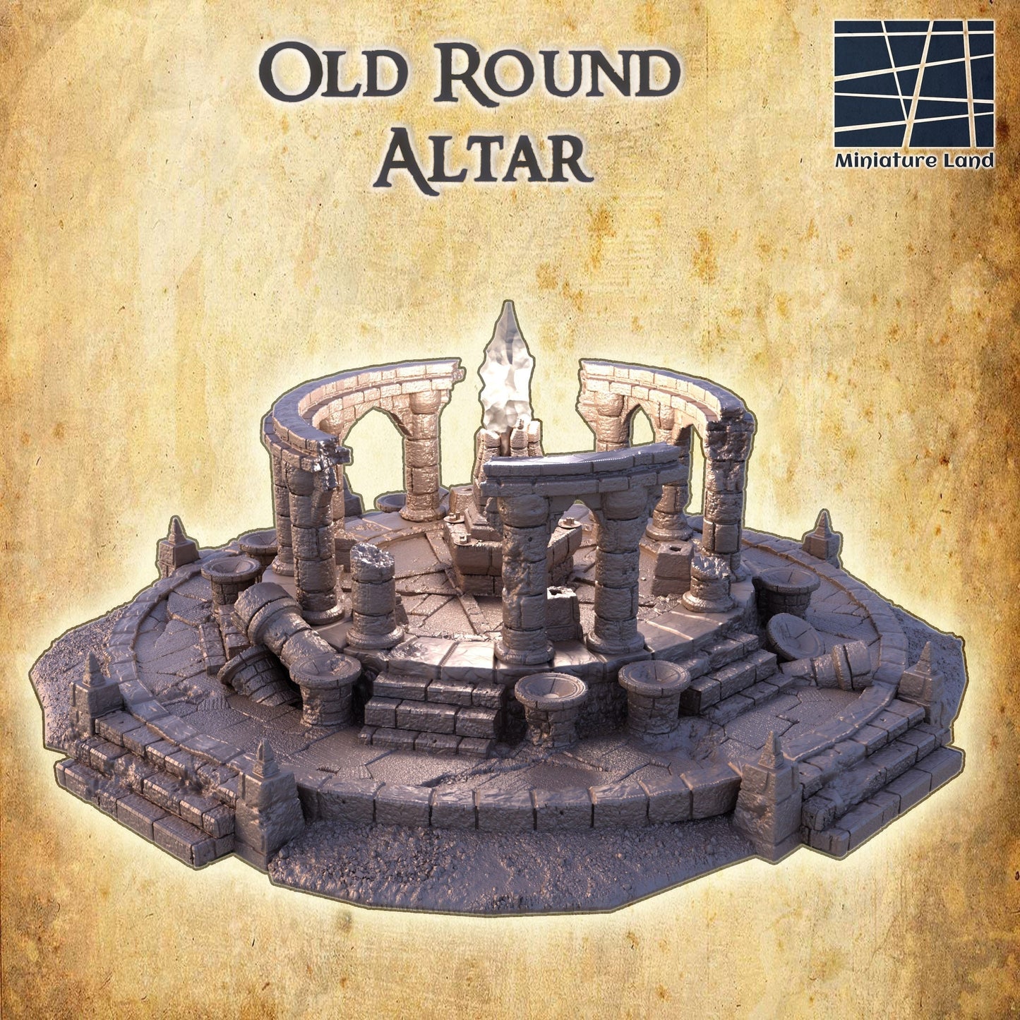 Old Ruined Altar, ruined temple, 16x16 ruin