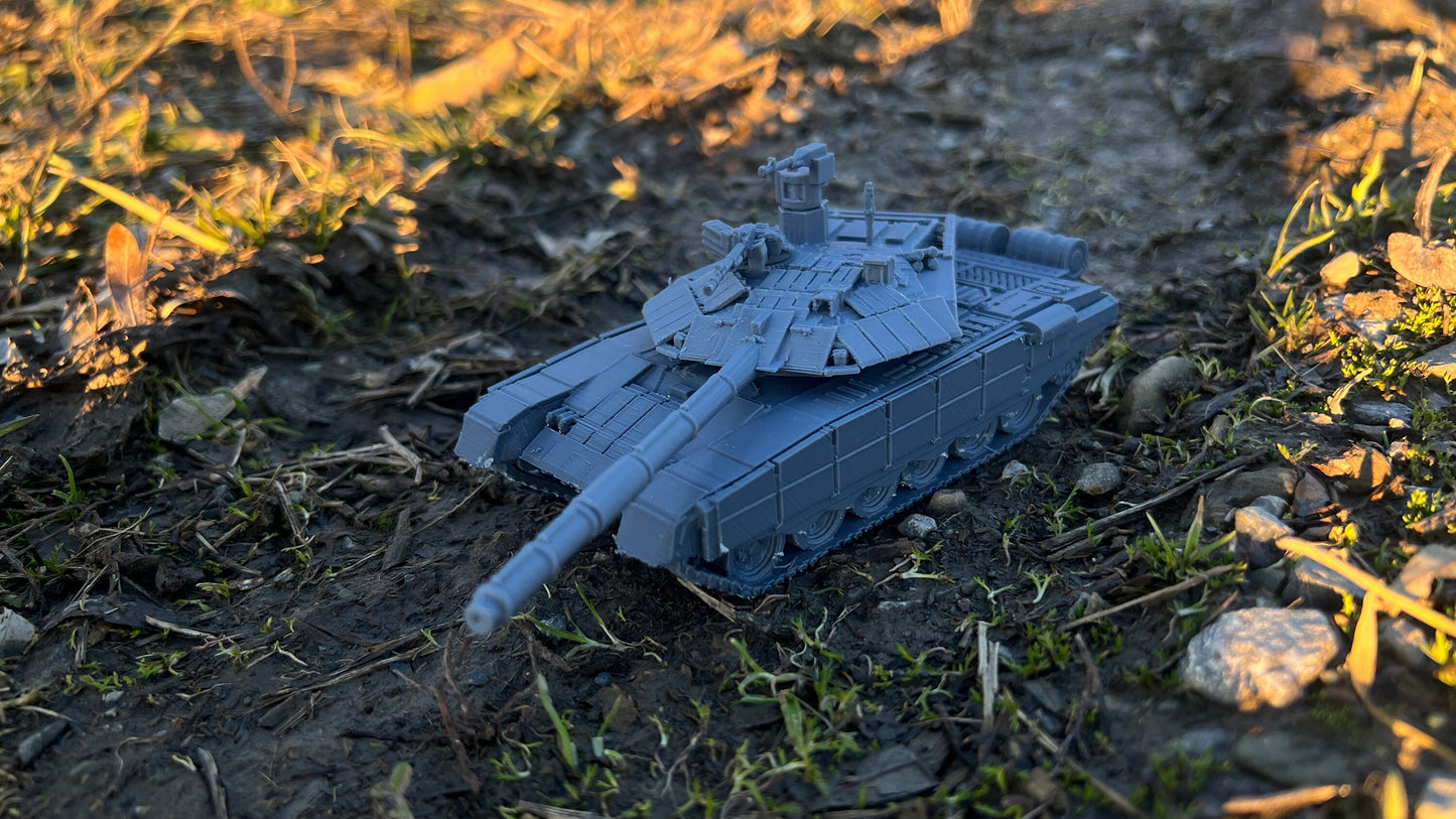T-90 M Command Tank for Tabletop Wargaming - Cold War to Modern Warfare Model