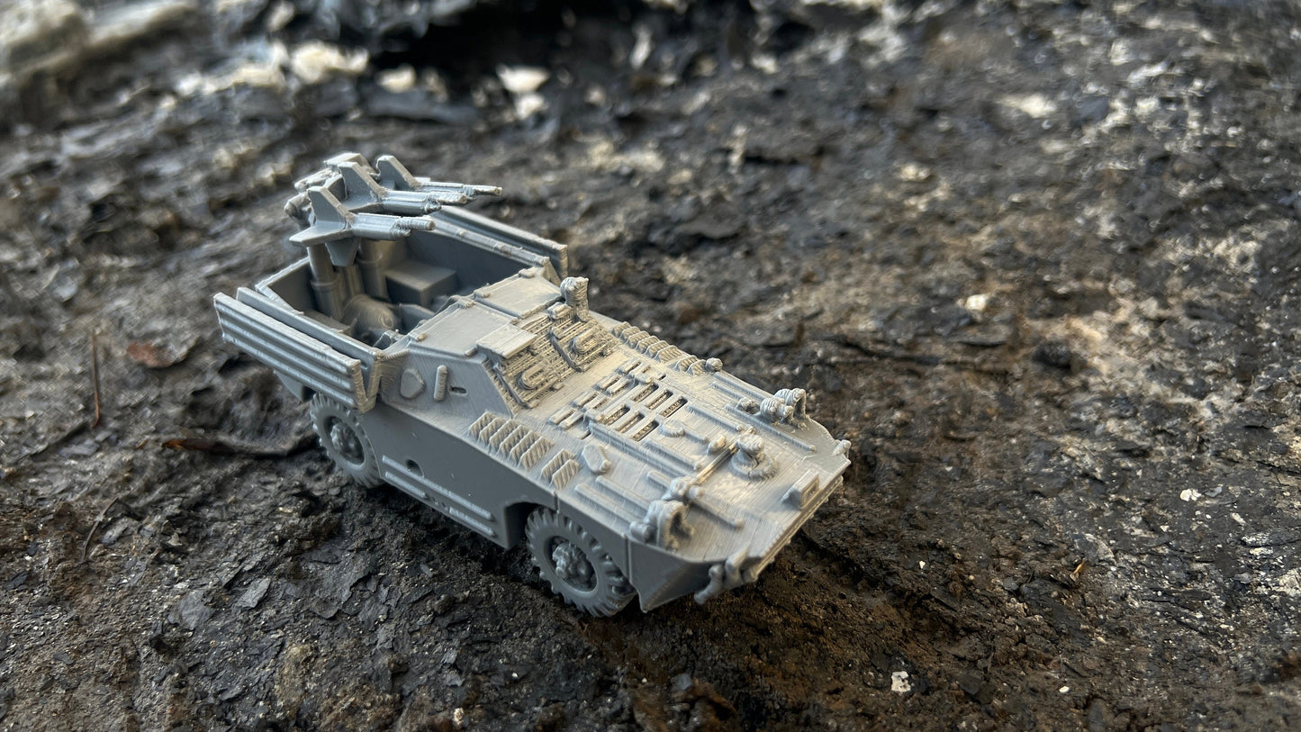 BRDM-1 snapper, Truck, Soviet Era, Post War, cold war, tabletop gaming, tabletop terrain