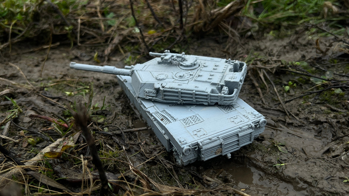 M1A1 Abrams , Modern warfare, Tabletop terrain, WW2, Modern tank,