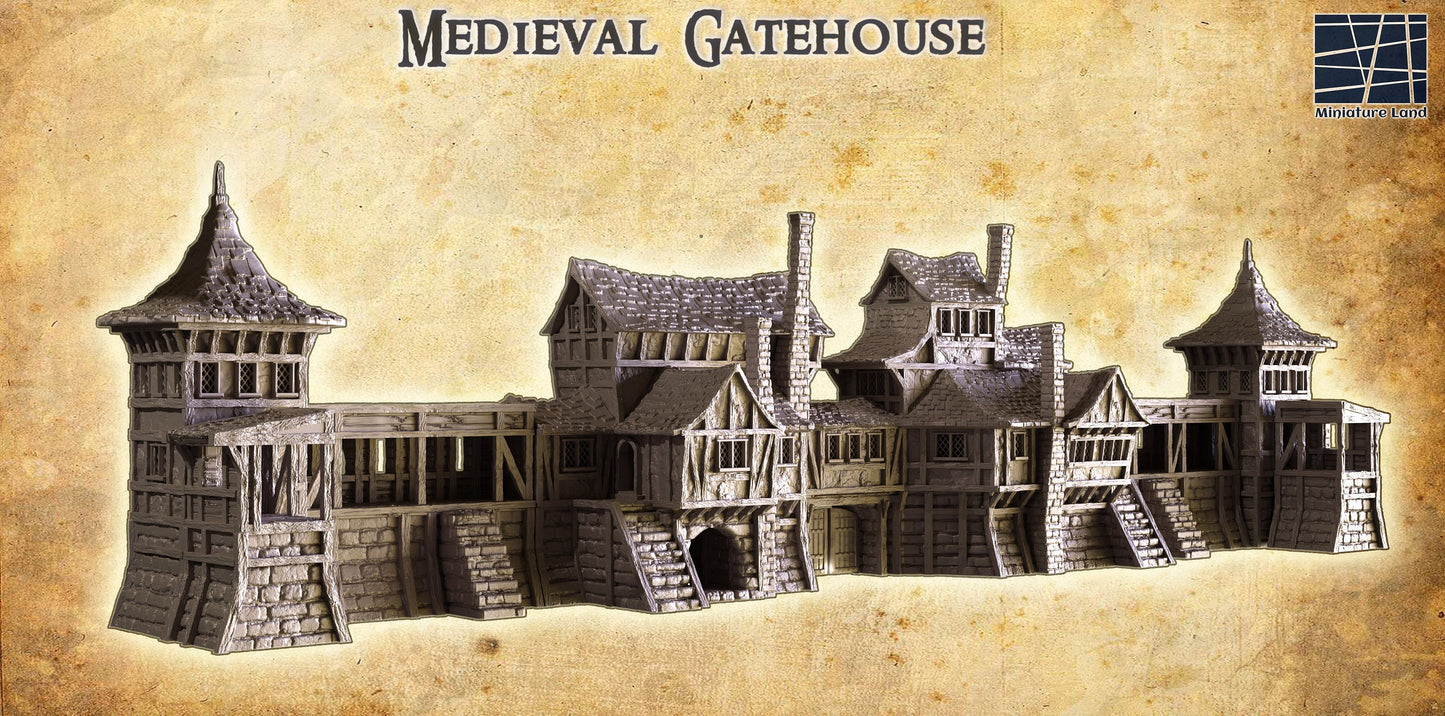 Medieval Gatehouse Set