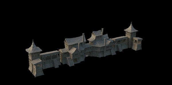 Medieval Gatehouse Set
