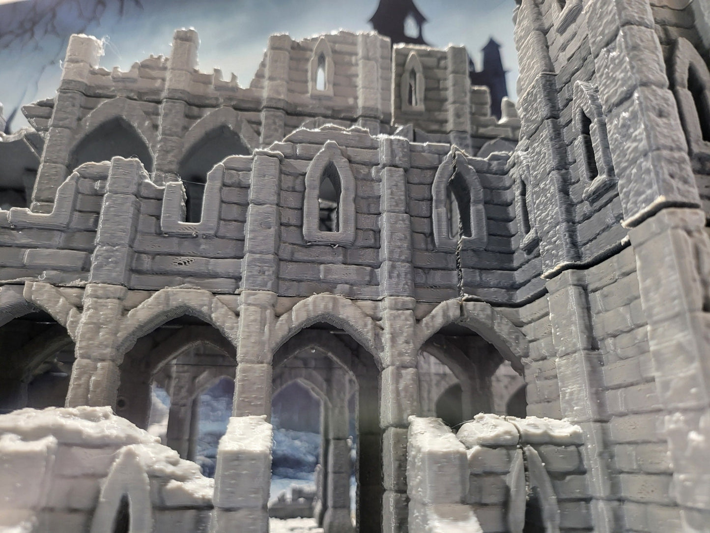 Tabletop, dungeons and dragons, Lord of the rings, ruin, dnd rpg, ruins, temple, d and d games, warhammer, dnd, dnd campaign, grimdark, tabletop terrain, Ruins, Monastery Ruin, The ruin, Church Ruin, Monastery, Death, Osgiliath, large ruin