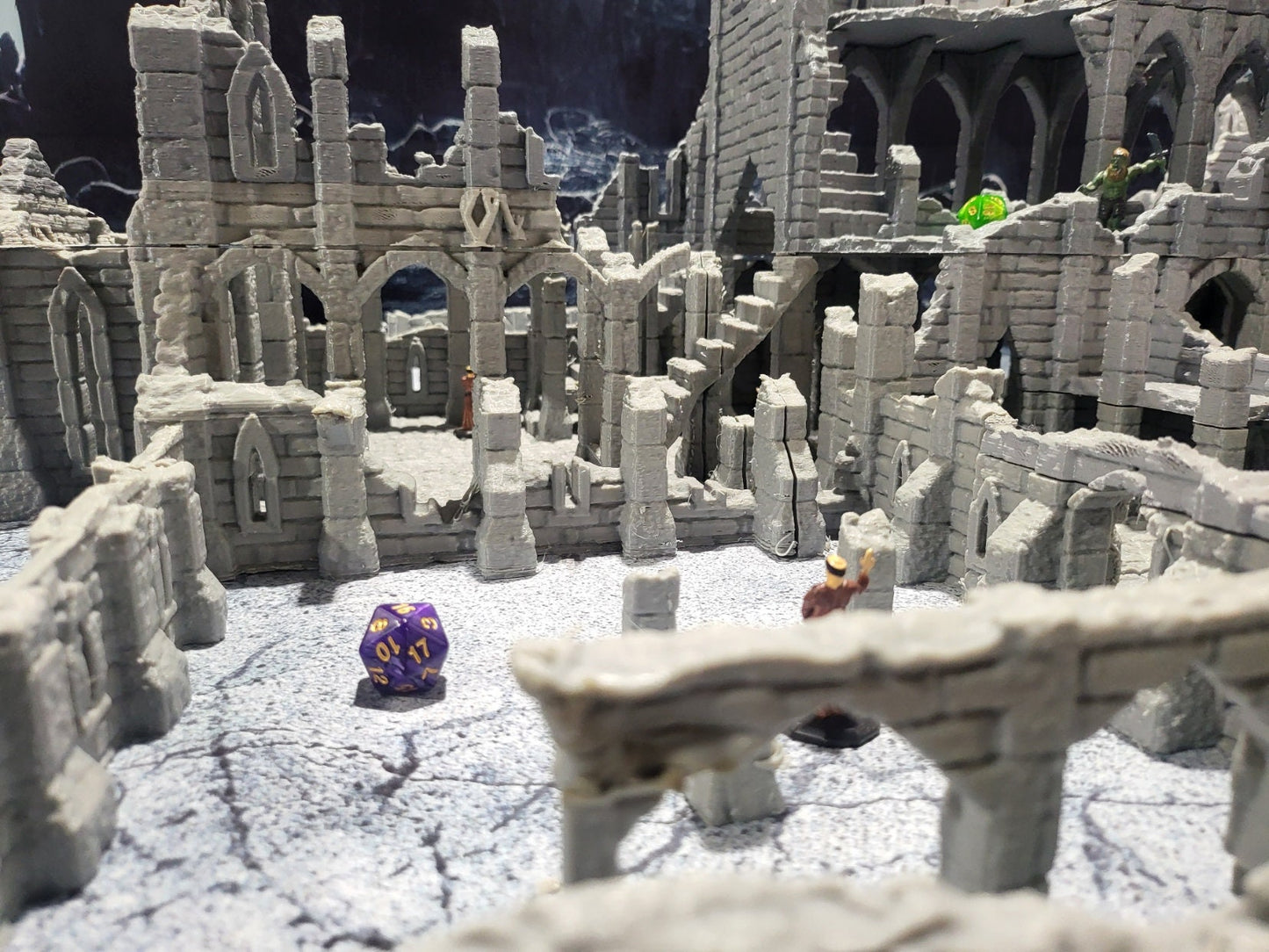Tabletop, dungeons and dragons, Lord of the rings, ruin, dnd rpg, ruins, temple, d and d games, warhammer, dnd, dnd campaign, grimdark, tabletop terrain, Ruins, Monastery Ruin, The ruin, Church Ruin, Monastery, Death, Osgiliath, large ruin