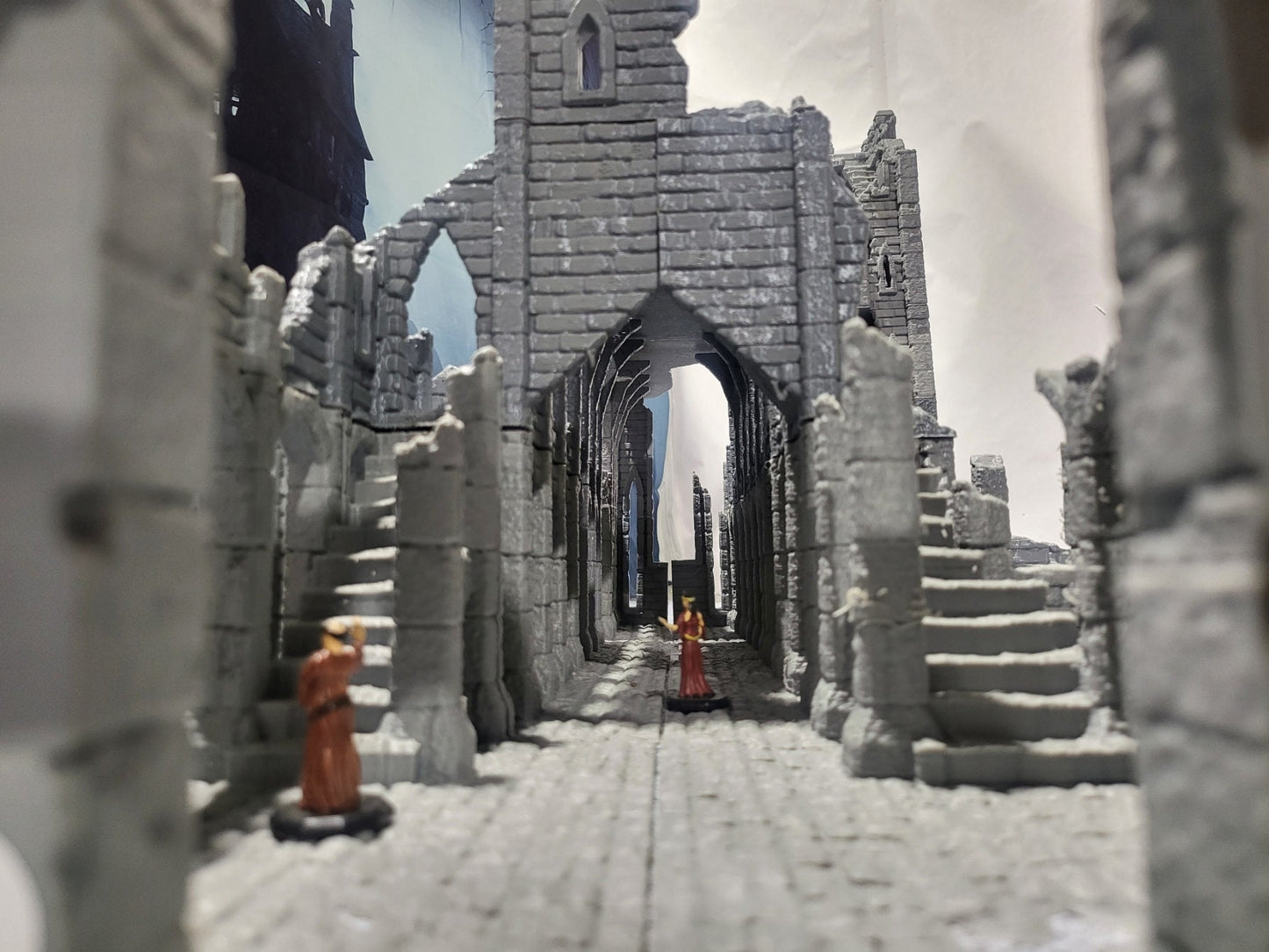 Tabletop, dungeons and dragons, Lord of the rings, ruin, dnd rpg, ruins, temple, d and d games, warhammer, dnd, dnd campaign, grimdark, tabletop terrain, Ruins, Monastery Ruin, The ruin, Church Ruin, Monastery, Death, Osgiliath, large ruin