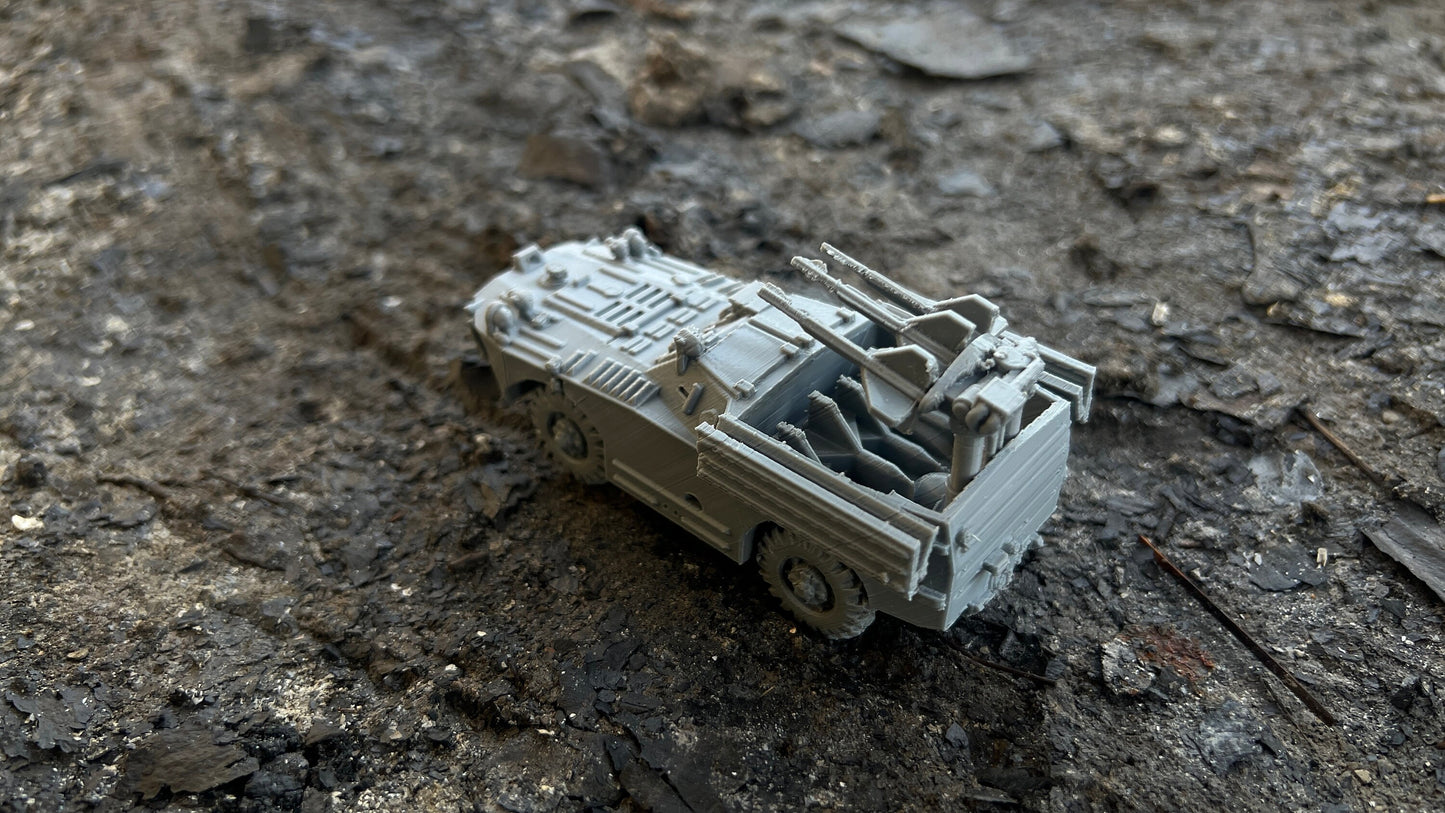 BRDM-1 snapper, Truck, Soviet Era, Post War, cold war, tabletop gaming, tabletop terrain