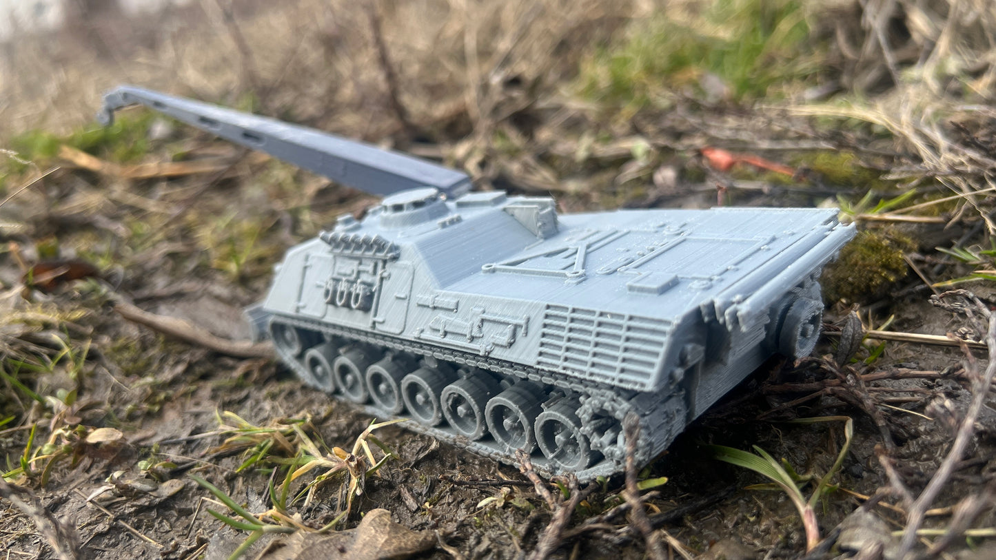 Bergepanzer 2 , Modern warfare, Tabletop terrain, German, Modern tank,