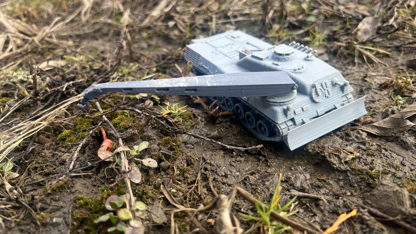 Bergepanzer 2 , Modern warfare, Tabletop terrain, German, Modern tank,