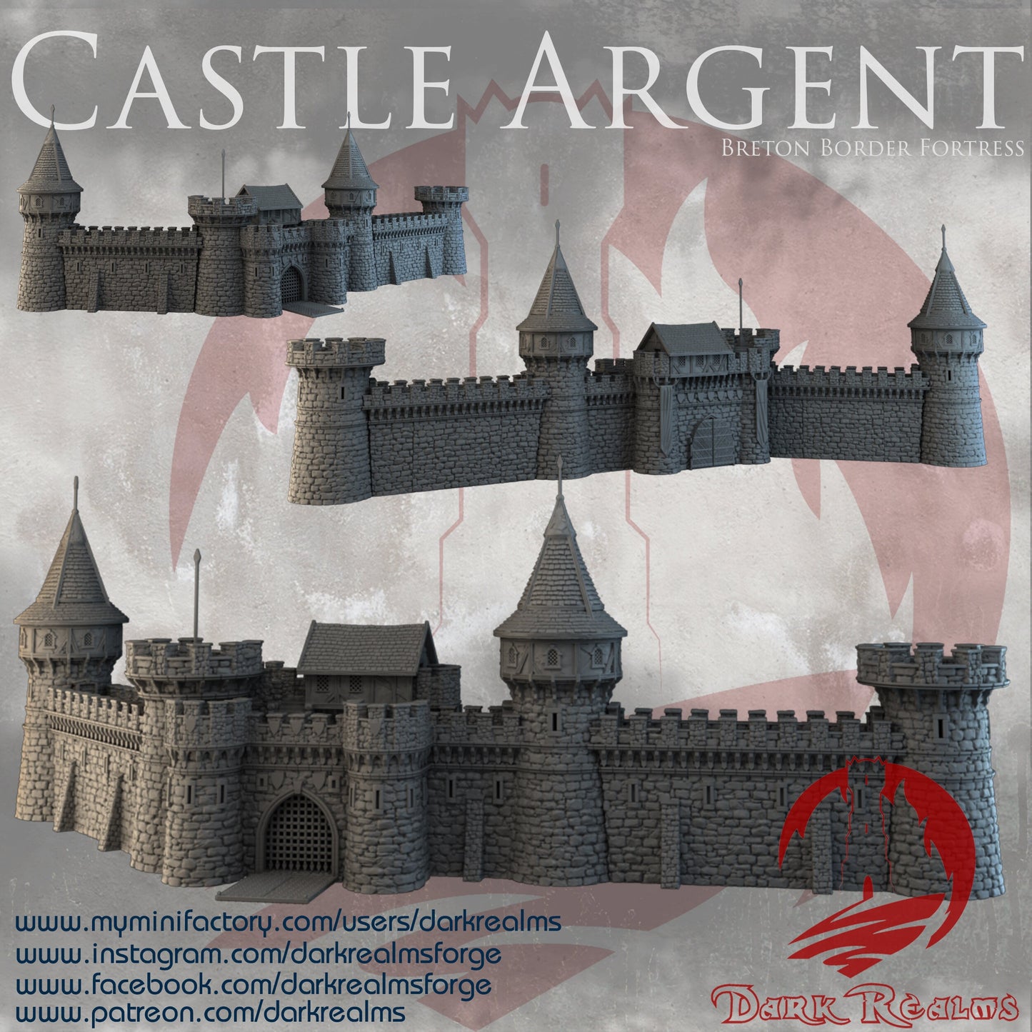 Tabletop Terrain, Mordheim, DnD, Wizard School, Tower, Wizard, Ruined, Train Set, Tabletop, Fantasy Terrain, Town Set, Town and Market, Mordheim Set, Wargaming, Dungeons and Dragons, RPG Set, Village Set, Dragon, Harry Potter, Market, College, castle