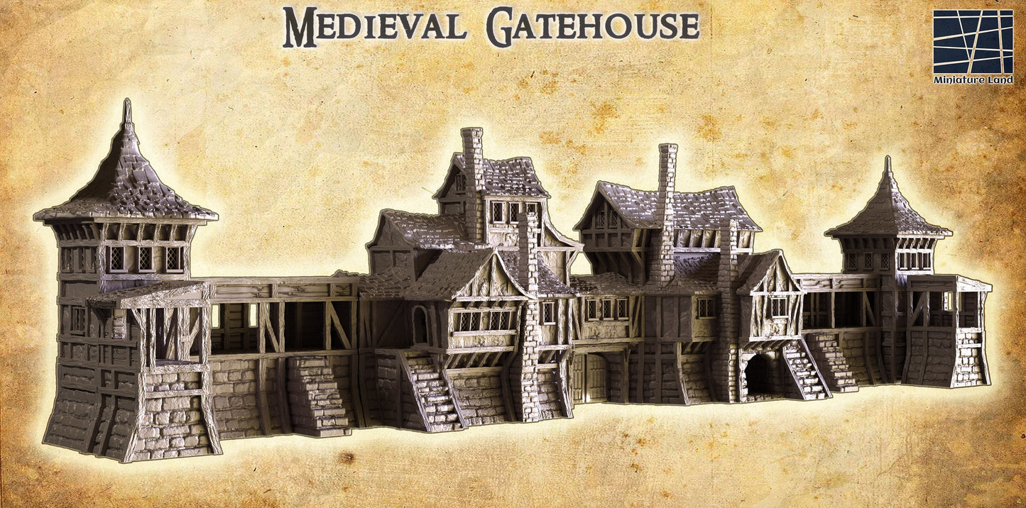 Medieval Gatehouse Set
