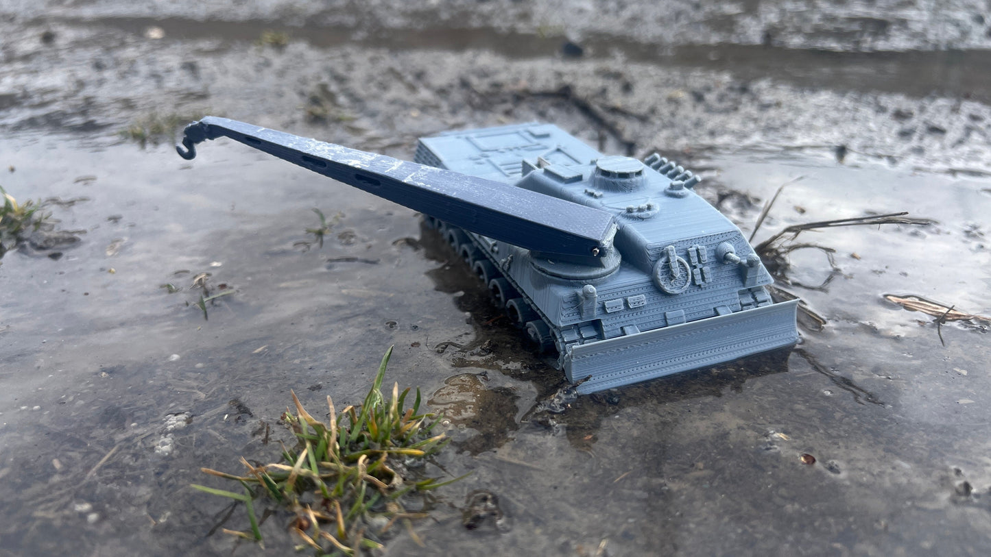 Bergepanzer 2 , Modern warfare, Tabletop terrain, German, Modern tank,