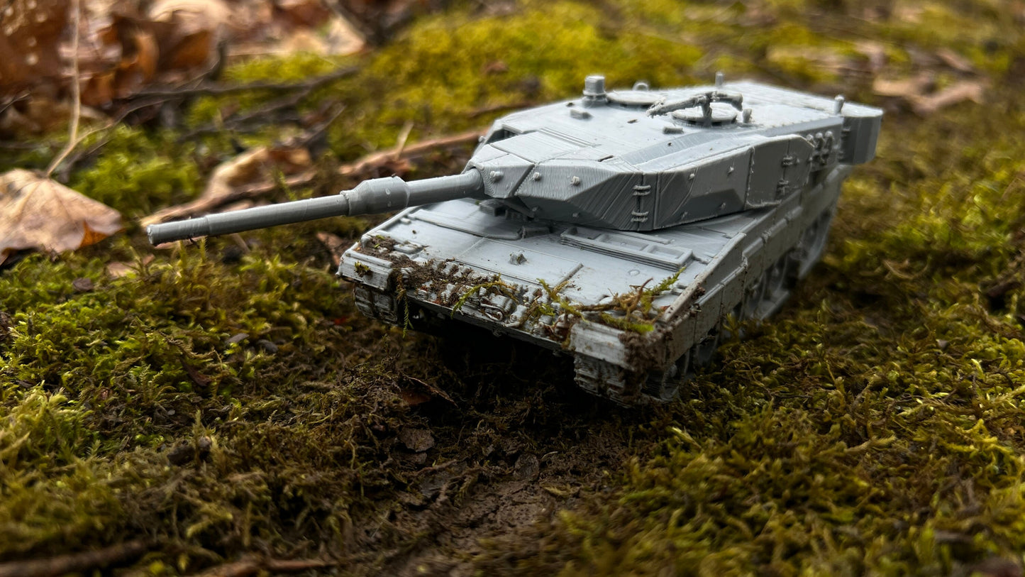 Leopard 2 PL Polish Tank for Tabletop Wargaming - Modern Warfare Model