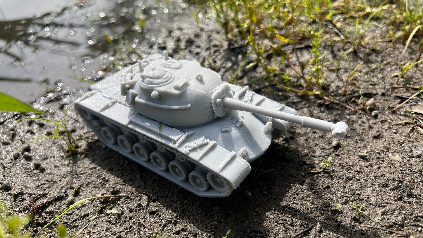 M48 Patton, MBT, Vietnam, Modern warfare, Tabletop terrain, WW2, Modern tank,