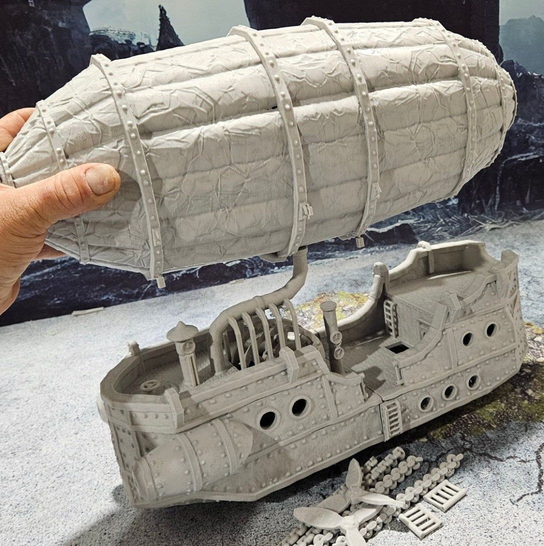 Dwarf Steam Zeppelin, Dirigible, Blimp