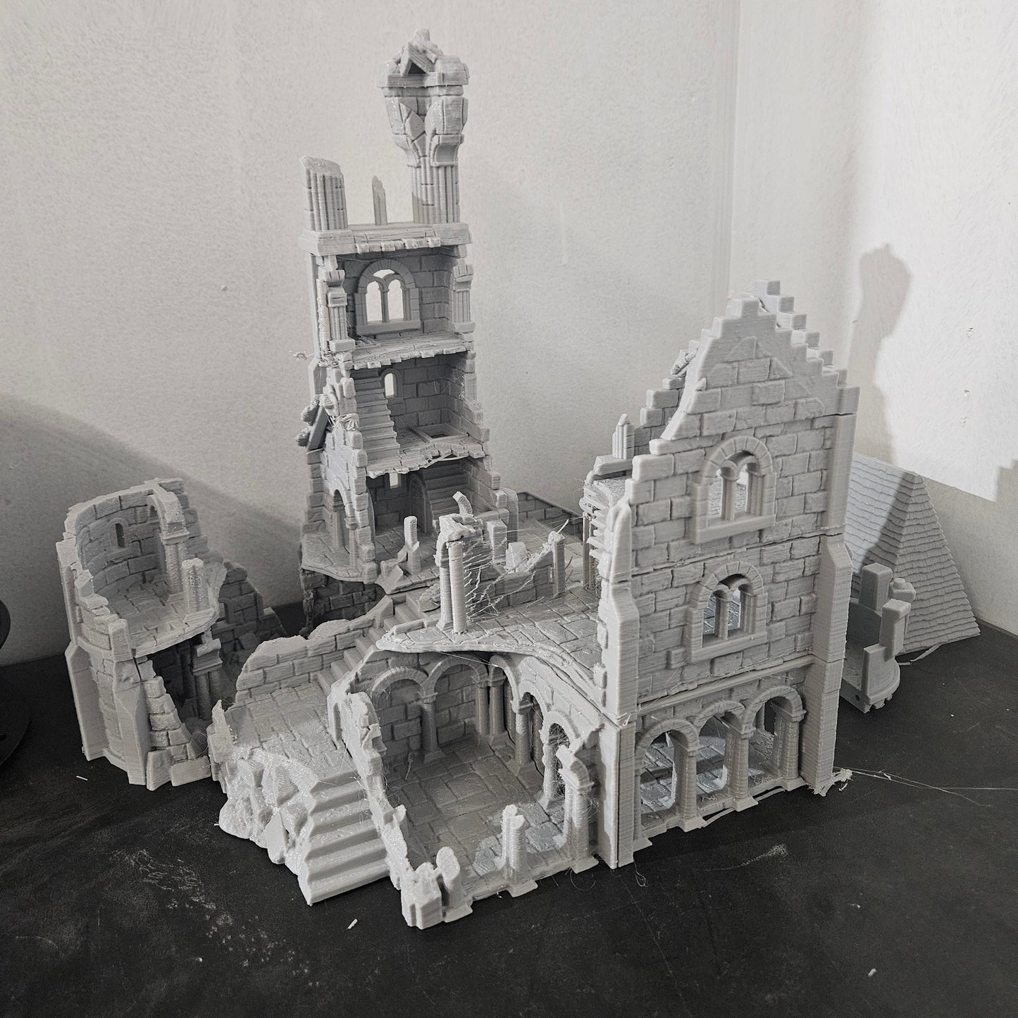 Arkenfel Building 6 Ruins - 28mm Terrain dark realms - - Dungeons and Dragons - 28mm Terrain - terrain