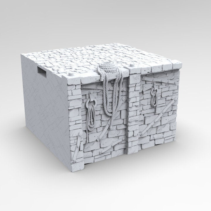 Large Quay Dock & Sewer System Set, Docks, Ancrabourg, cobblestone streets and sewers