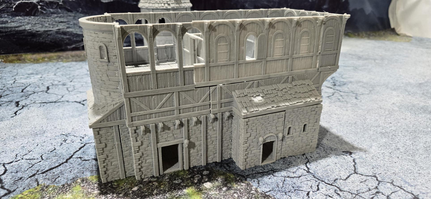 Ancrabourg Mayors House, city mansion, Port Mayor, Mayors Mansion Port Royal, Skirmish, D&D Terrain, Tabletop Terrain