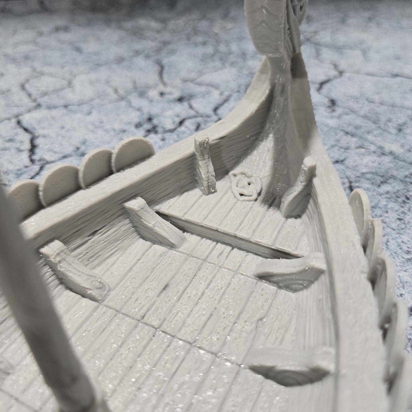 Viking Invader Ship: Norse Longship for D&D, Model Railroading, and Wargaming