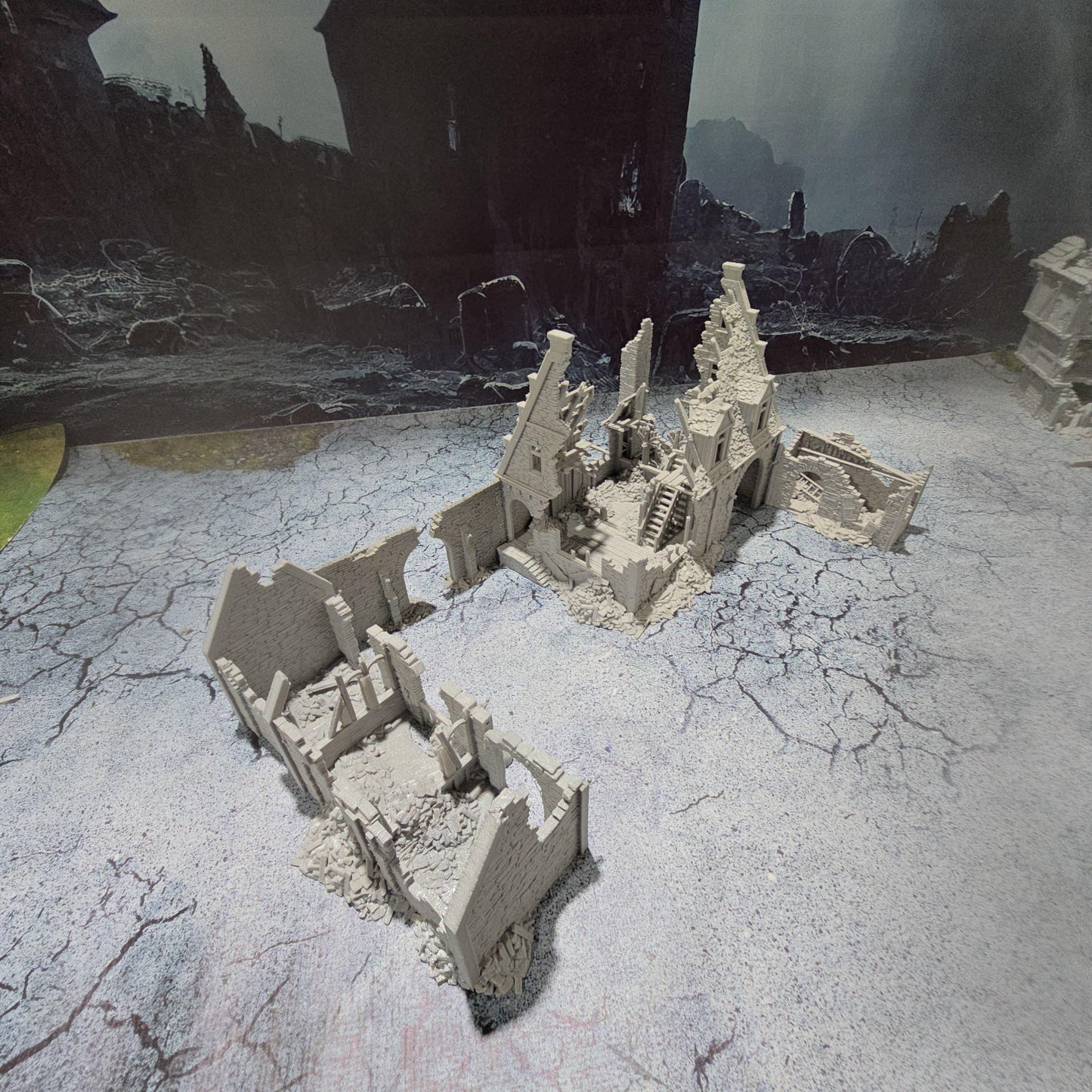 Road Side Inn Ruin for DnD, Pathfinder, Bolt Action, Revolutionary War Games