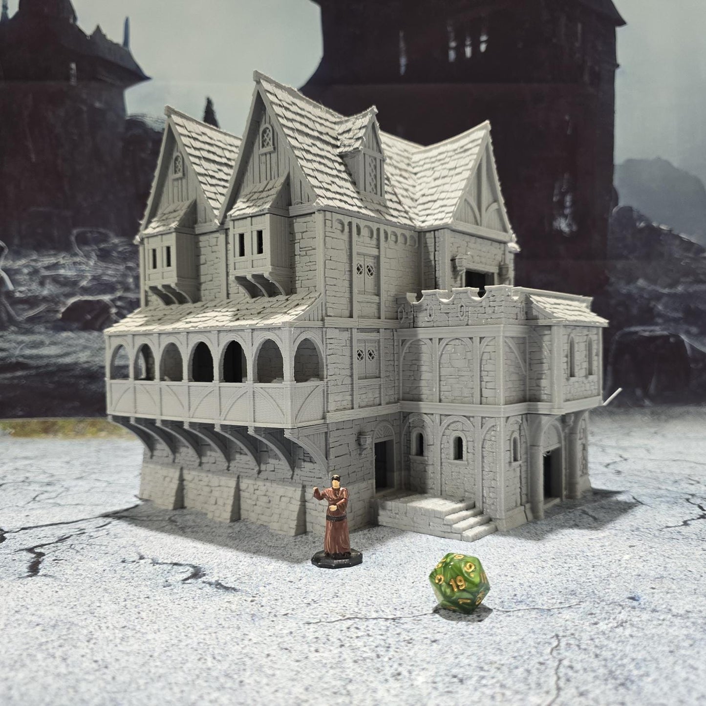 Ancrabourg Harbor Master's Office for Tabletop Wargaming - Dockside Terrain