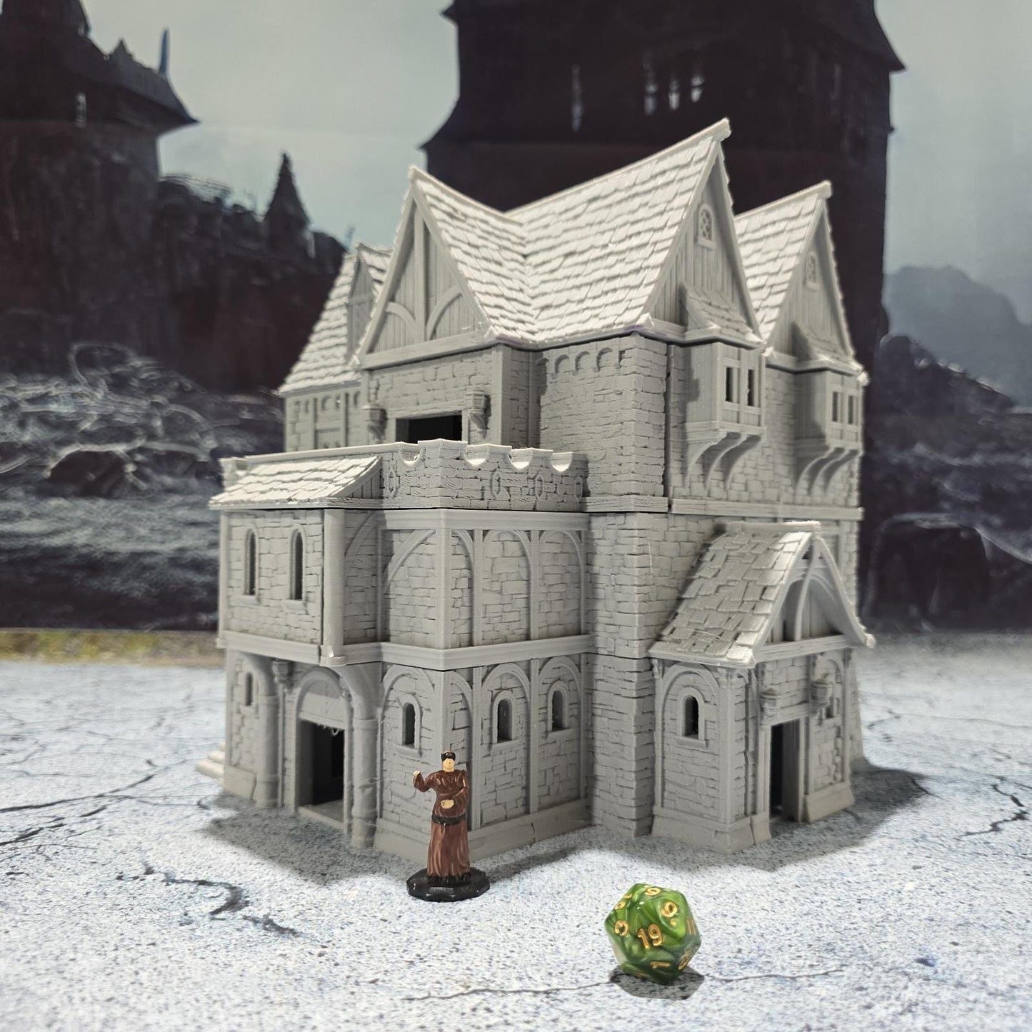 Ancrabourg Harbor Master's Office for Tabletop Wargaming - Dockside Terrain