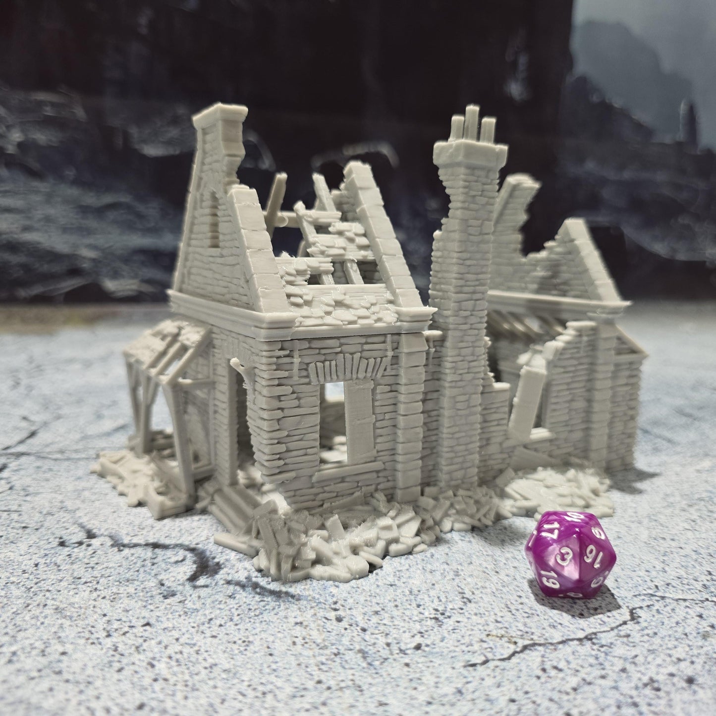 Walter's Bakery Ruin for DnD, Pathfinder, Bolt Action, Revolutionary War Games