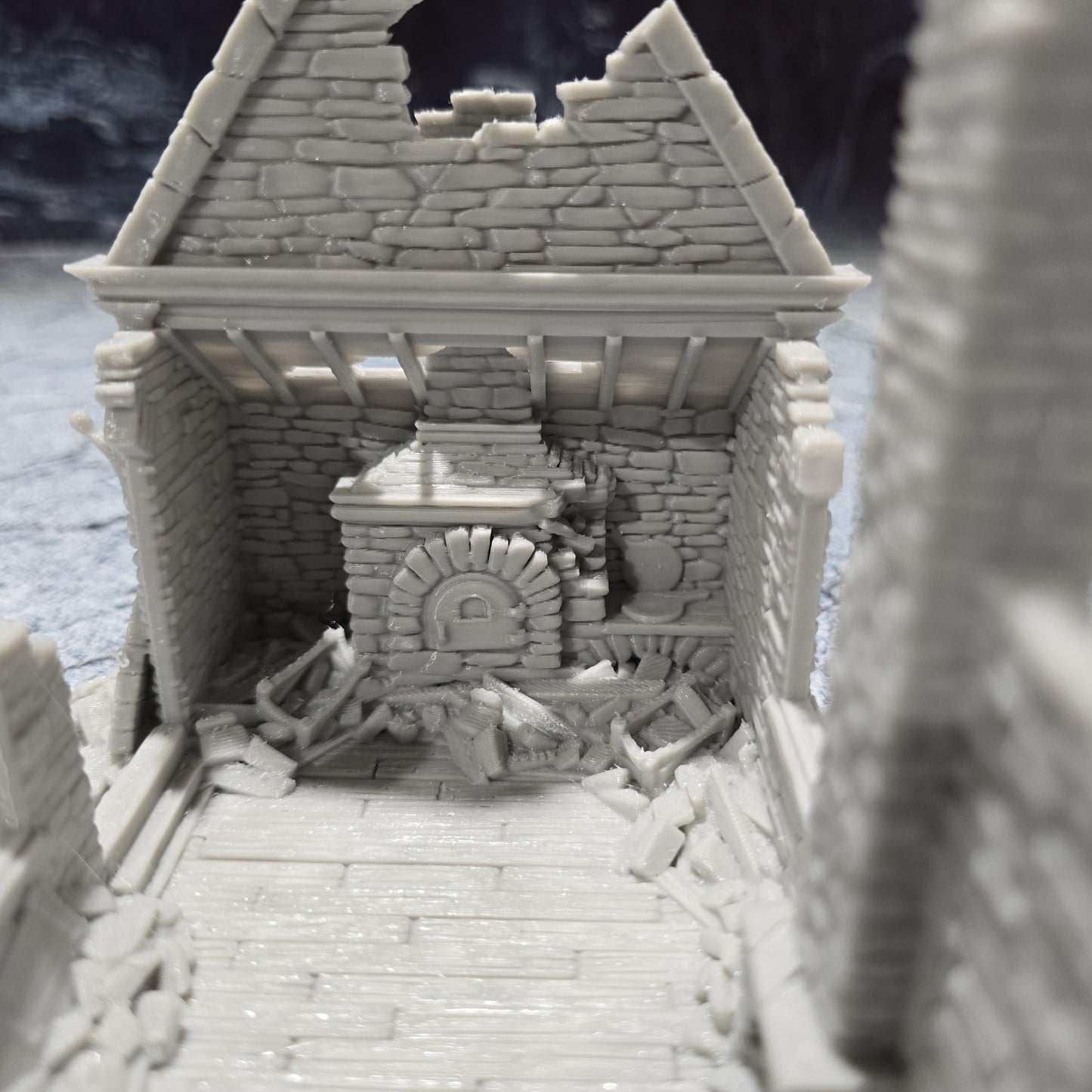 Walter's Bakery Ruin for DnD, Pathfinder, Bolt Action, Revolutionary War Games