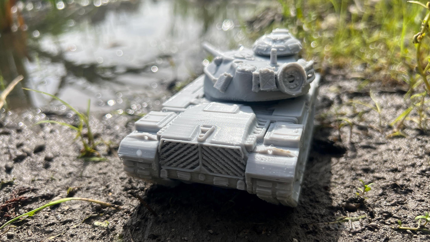 M60 Patton Tank: Cold War Main Battle Tank 28MM Tabletop Terrain, Model Railroading